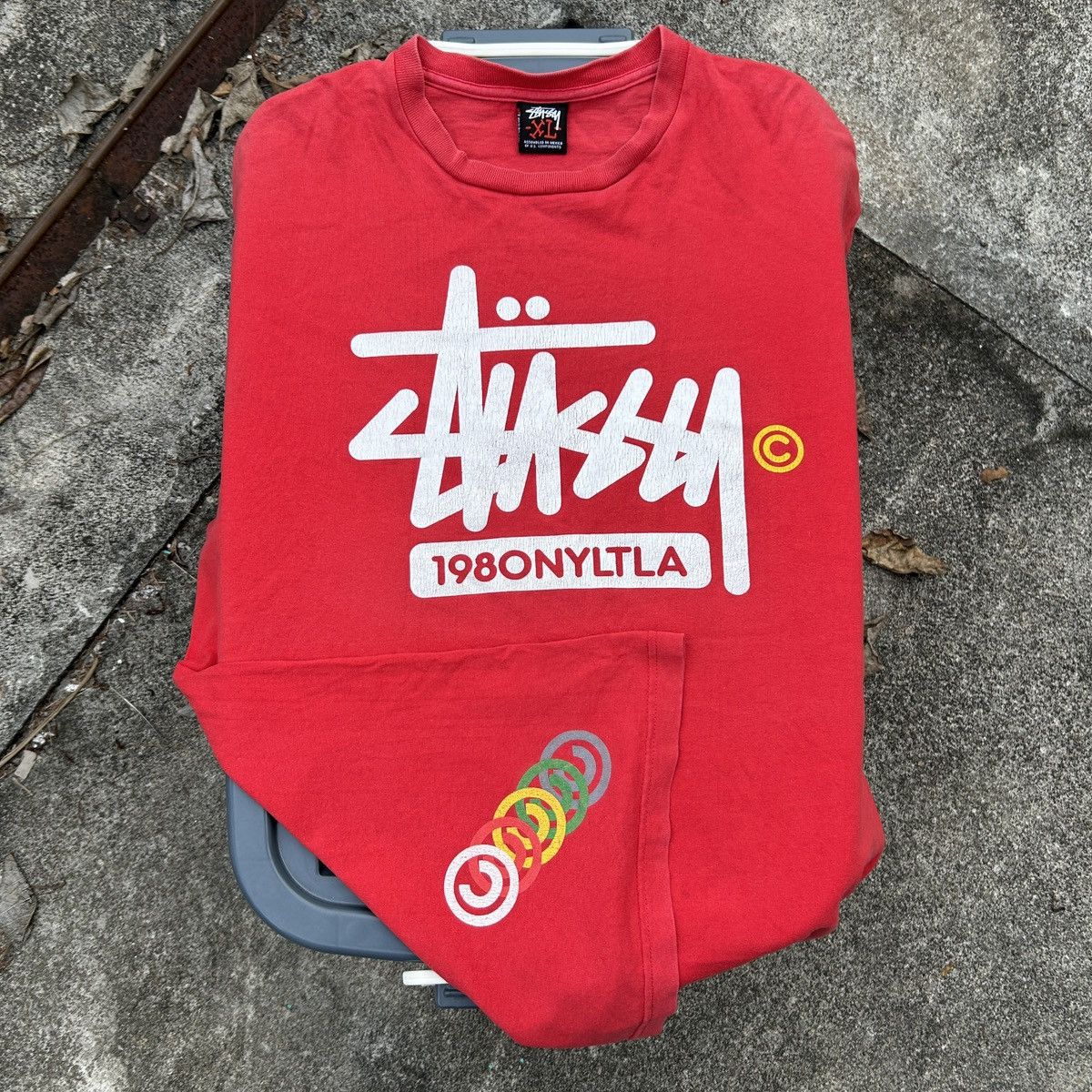 Stussy × Vintage Vintage Stussy 1980NYLTLA T-Shirt Size US M / EU 48-50 / 2 - 2 Thumbnail