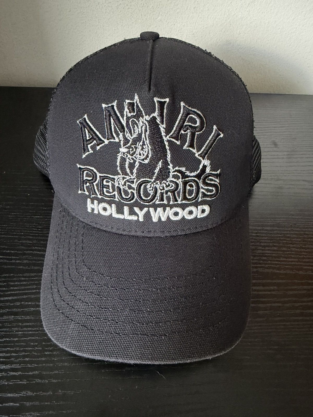 Amiri Amiri Wolf Logo Trucker Size ONE SIZE - 1 Thumbnail