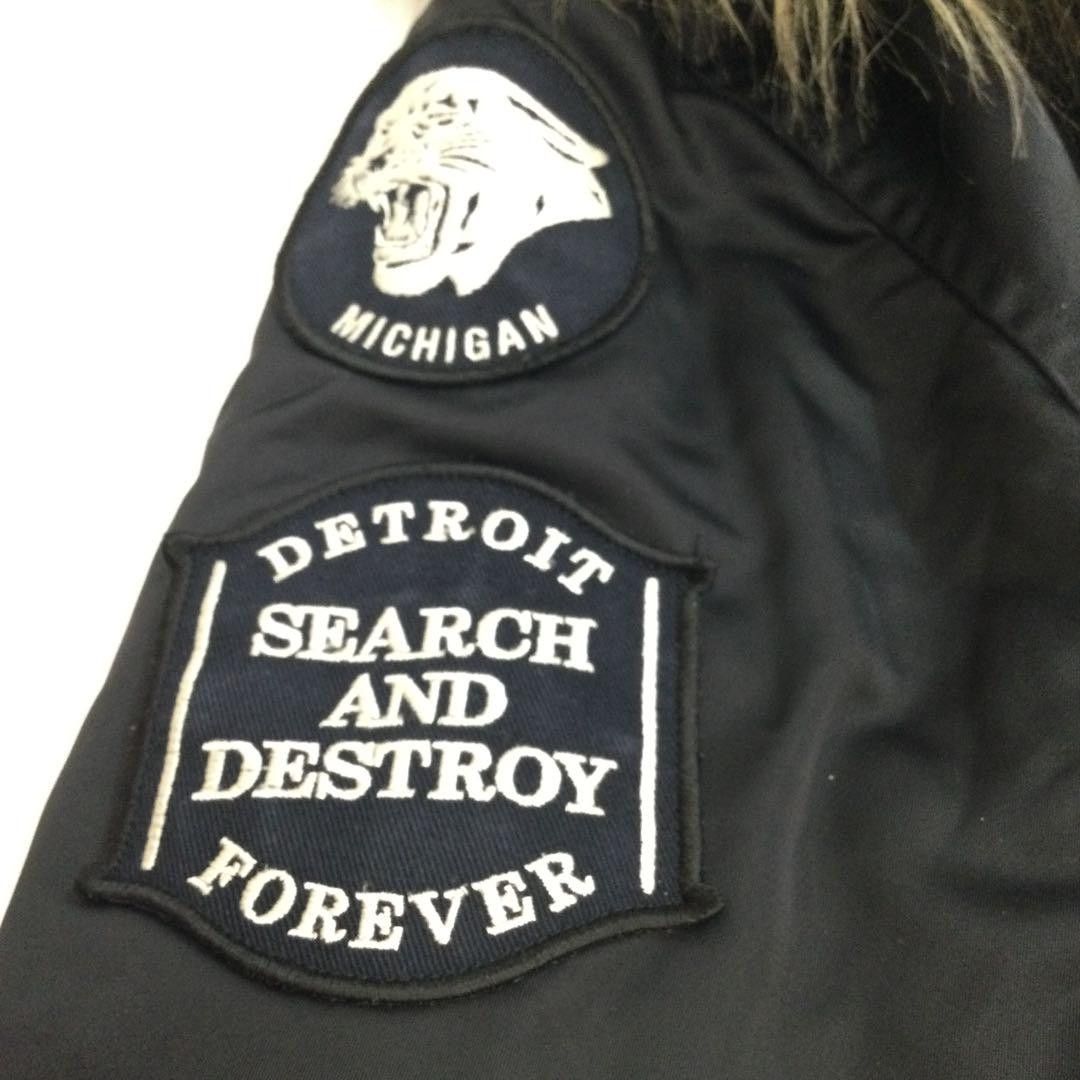 Hysteric Glamour Nylon N-3B Military Wool Fur Lined Hooded Flight Jacket Size S / US 4 / IT 40 - 4 Thumbnail