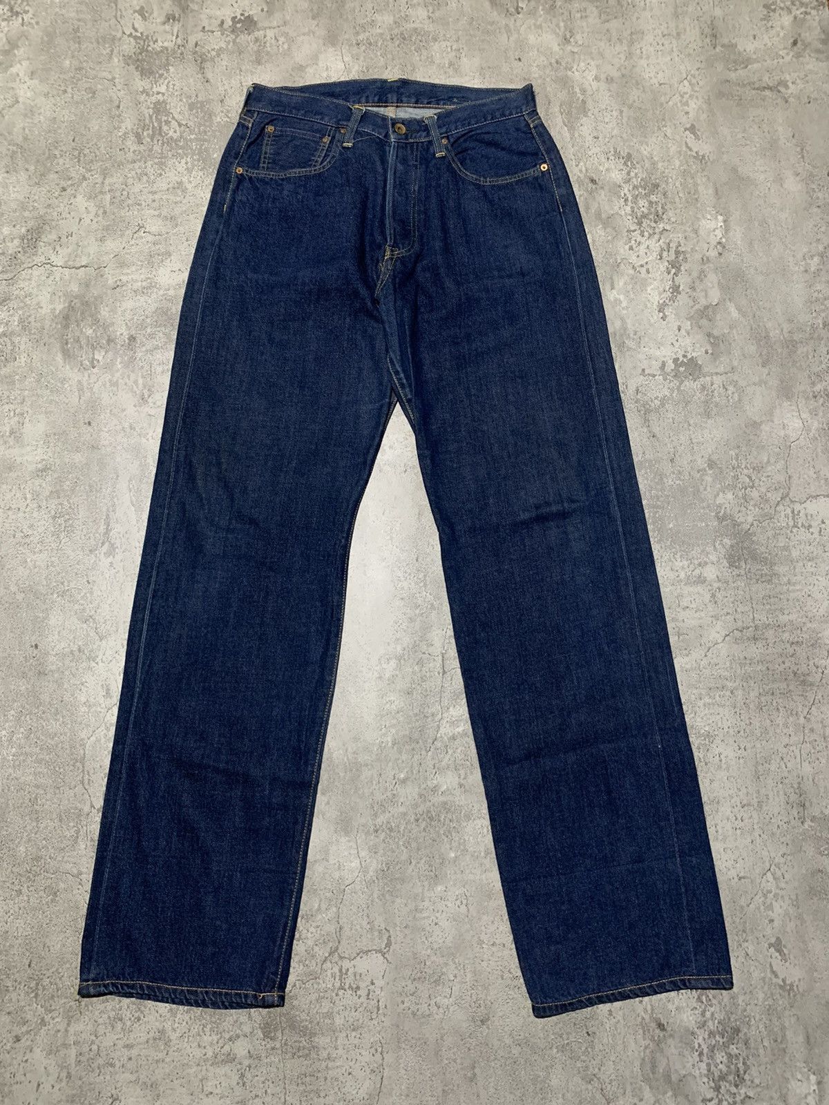 Edwin Redline Vintage Edwin buckle back sanforized selvedge jeans Size US 30 / EU 46 - 1 Thumbnail