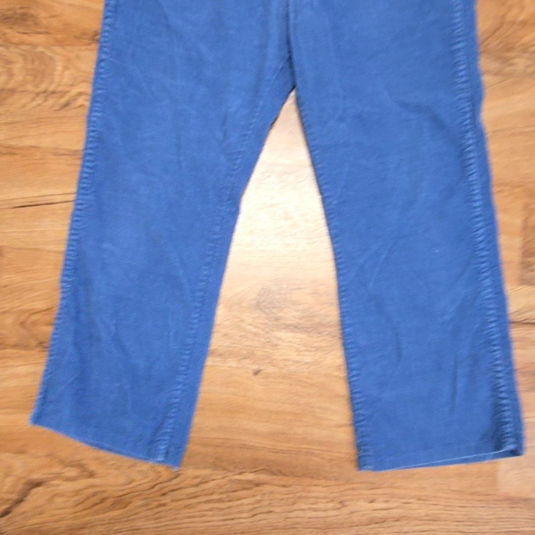 Vintage Vintage Dakota Corduroy Pants Blue Straight Leg W36 70s Size US 36 / EU 52 - 8 Thumbnail
