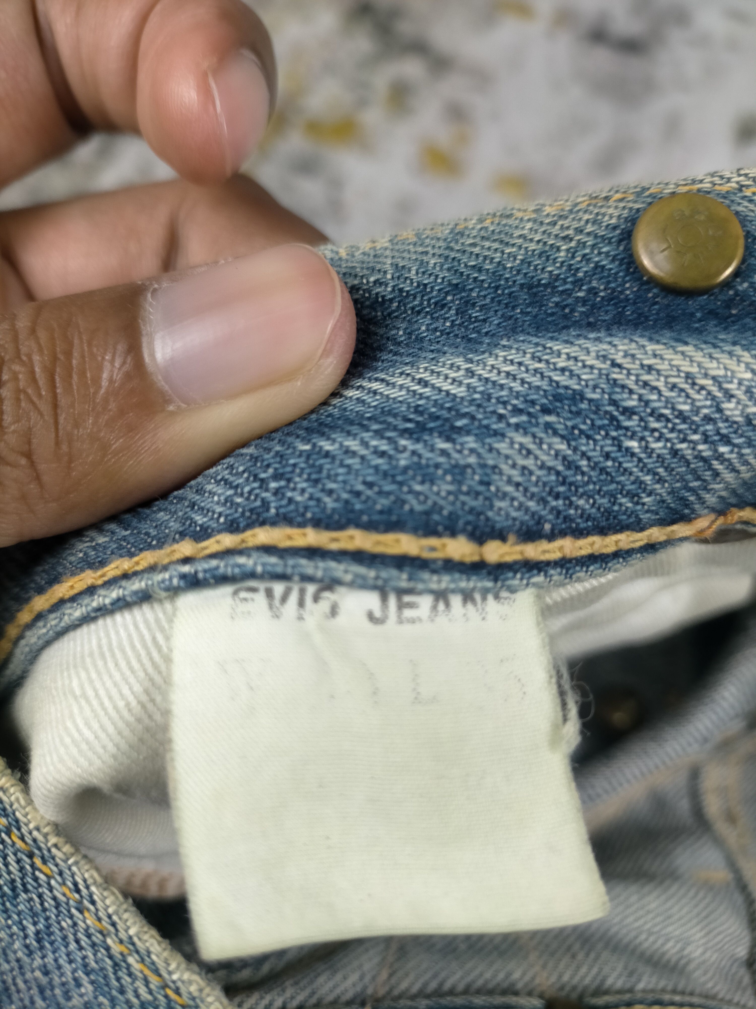 Evisu 🔥 Vintage 90s Evis Evisu Craft Selvedge Mudwash Jeans Size US 30 / EU 46 - 12 Thumbnail