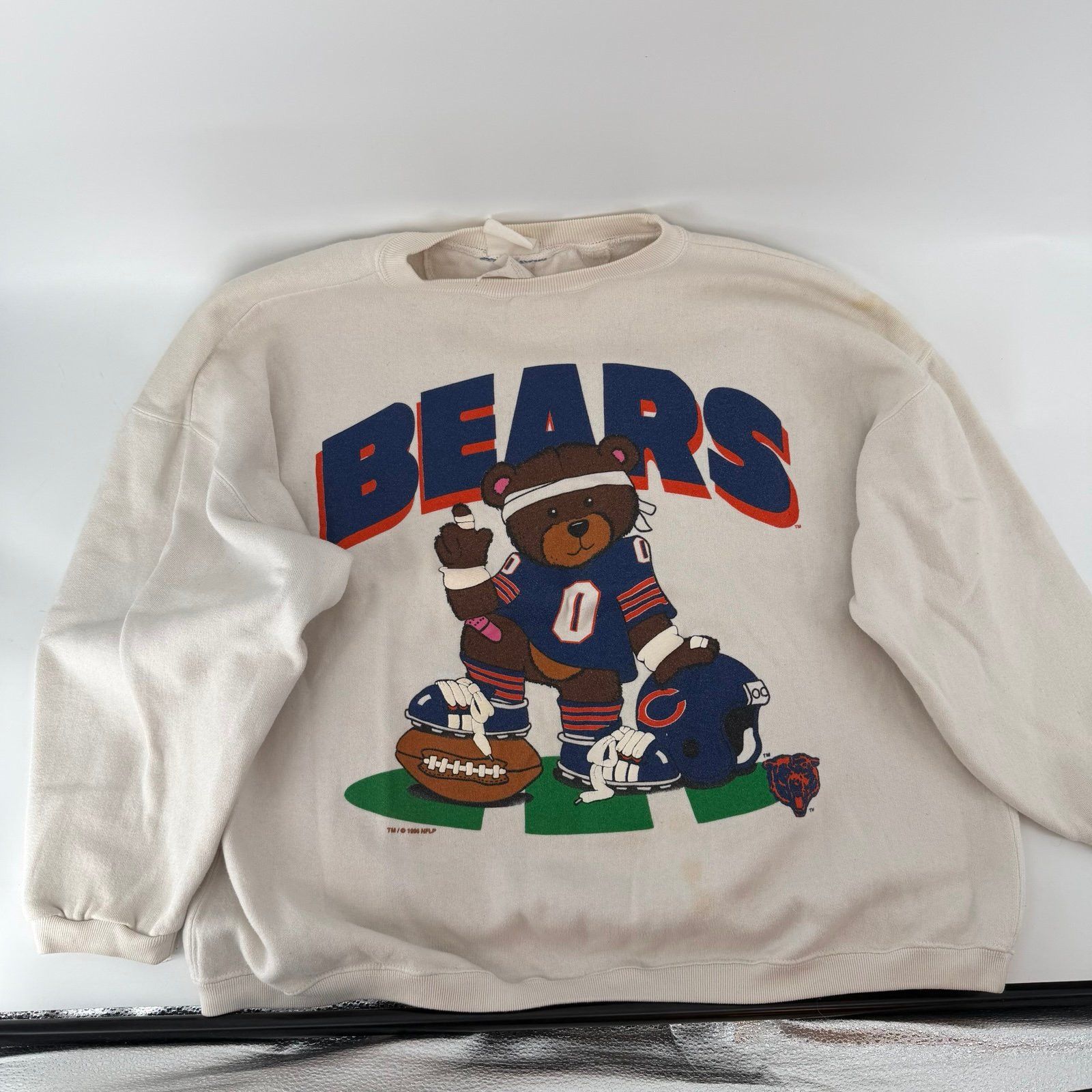 NHL *Rare* Vintage 1980s Chicago Bears Sweatshirt L NFL Teddy B Size US L / EU 52-54 / 3 - 1 Thumbnail