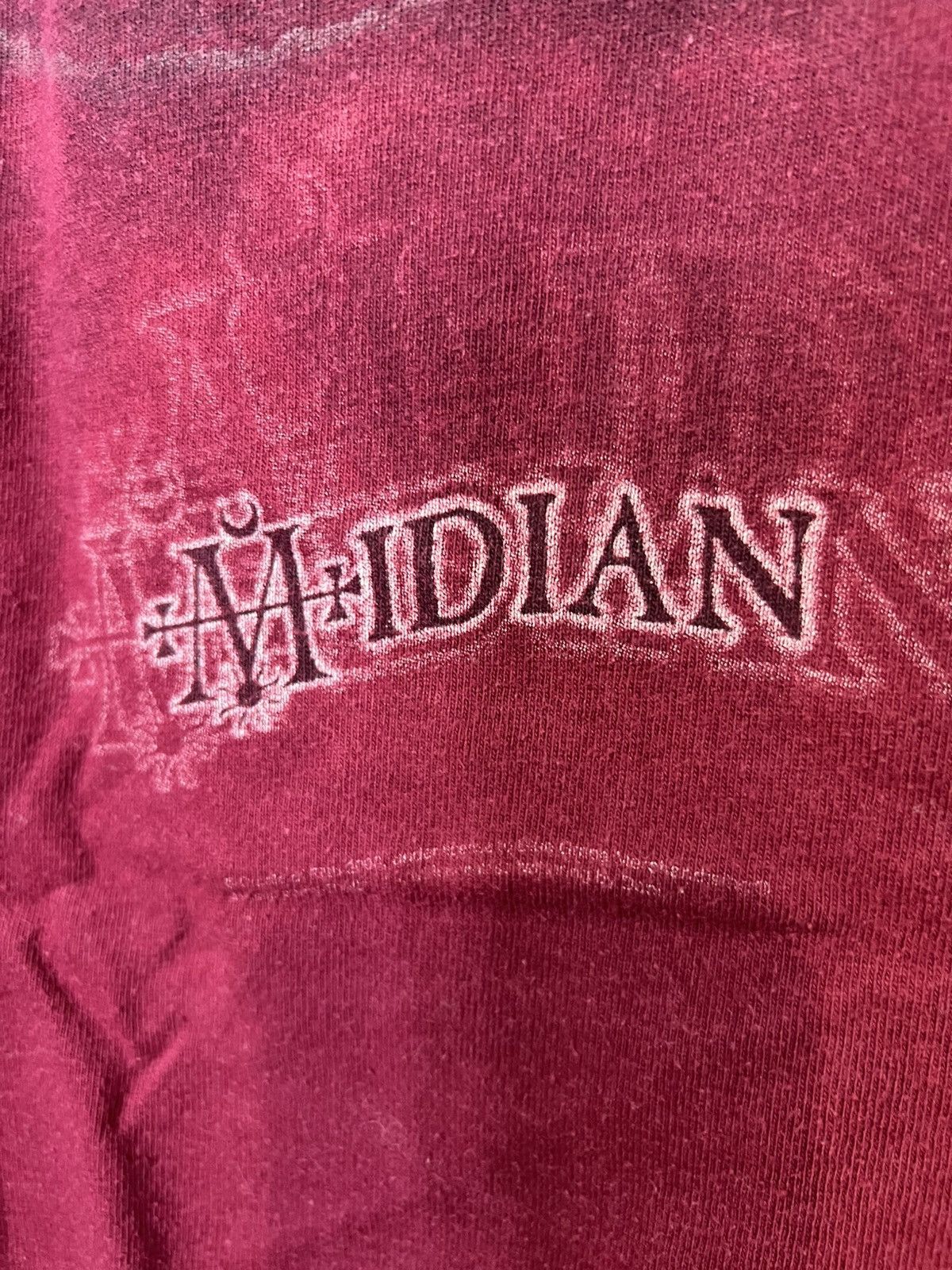 Band Tees Cradle of filth vintage Midian 00s burgundy shirt Size US XL / EU 56 / 4 - 5 Thumbnail