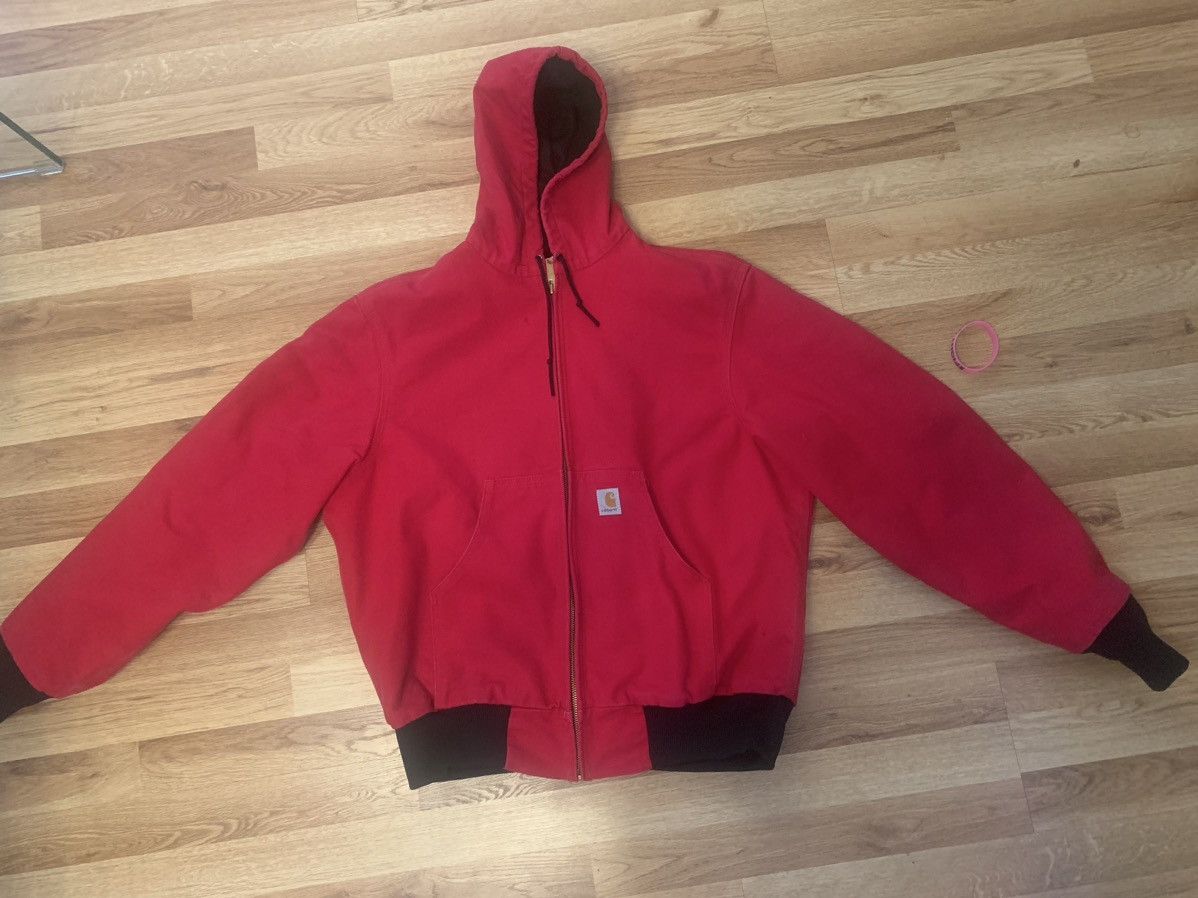 Carhartt Vintage Red Carhart Detroit Jacket | Grailed