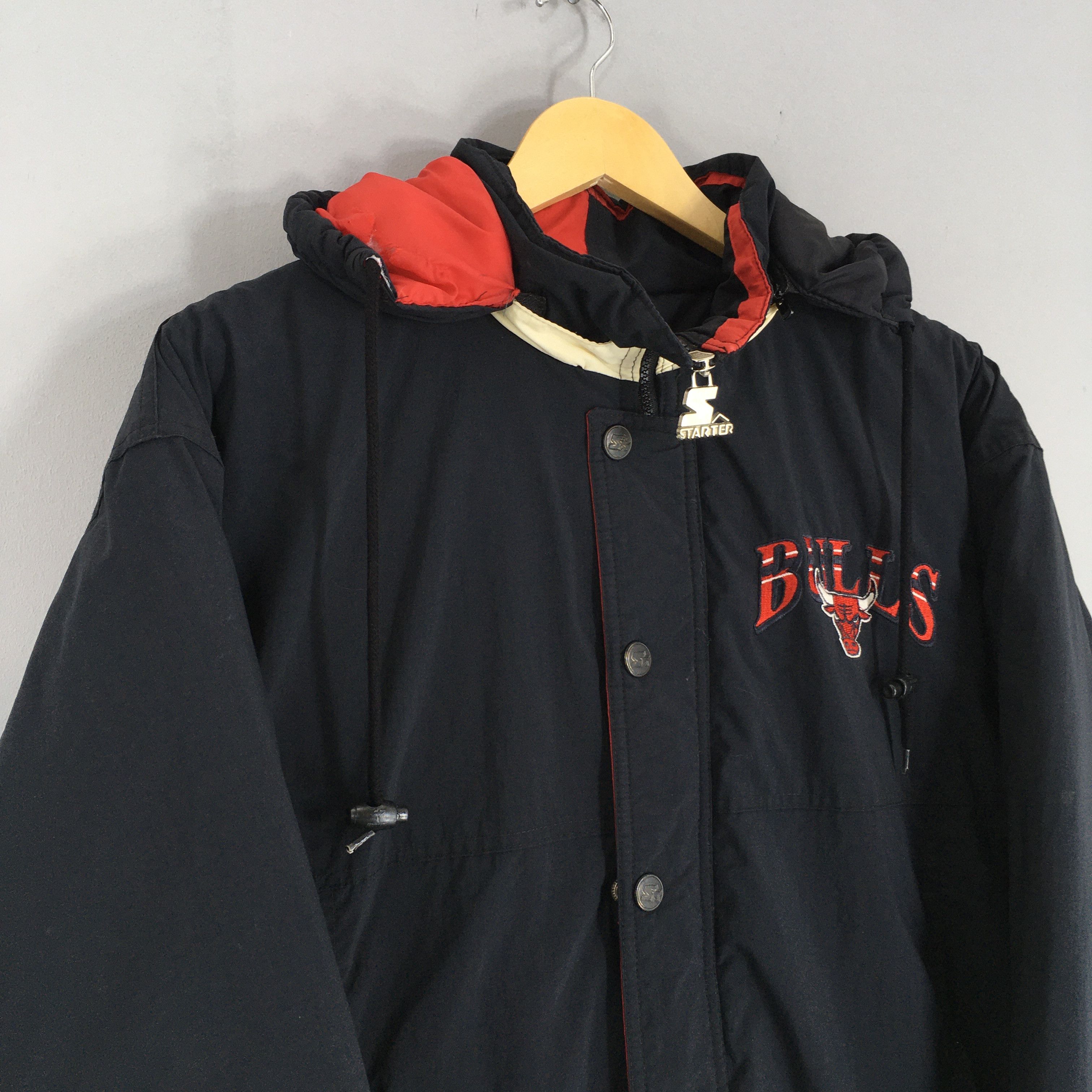 NBA × Starter × Vintage Vintage Chicago Bulls NBA Starter Jacket Small Size US S / EU 44-46 / 1 - 5 Thumbnail