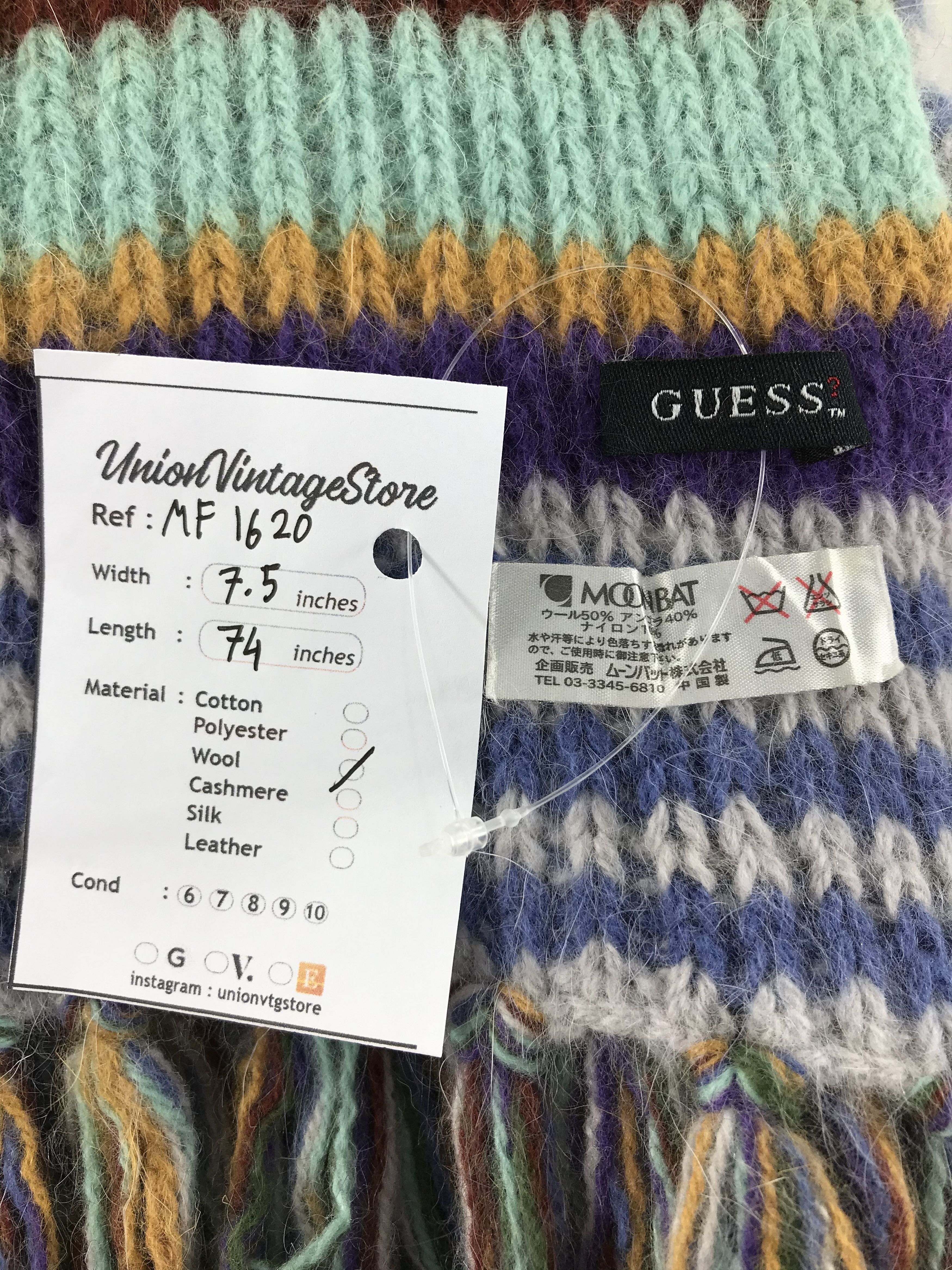 Guess Vintage Guess Scarf/Muffler/Neckwear MF1620 Size ONE SIZE - 4 Thumbnail