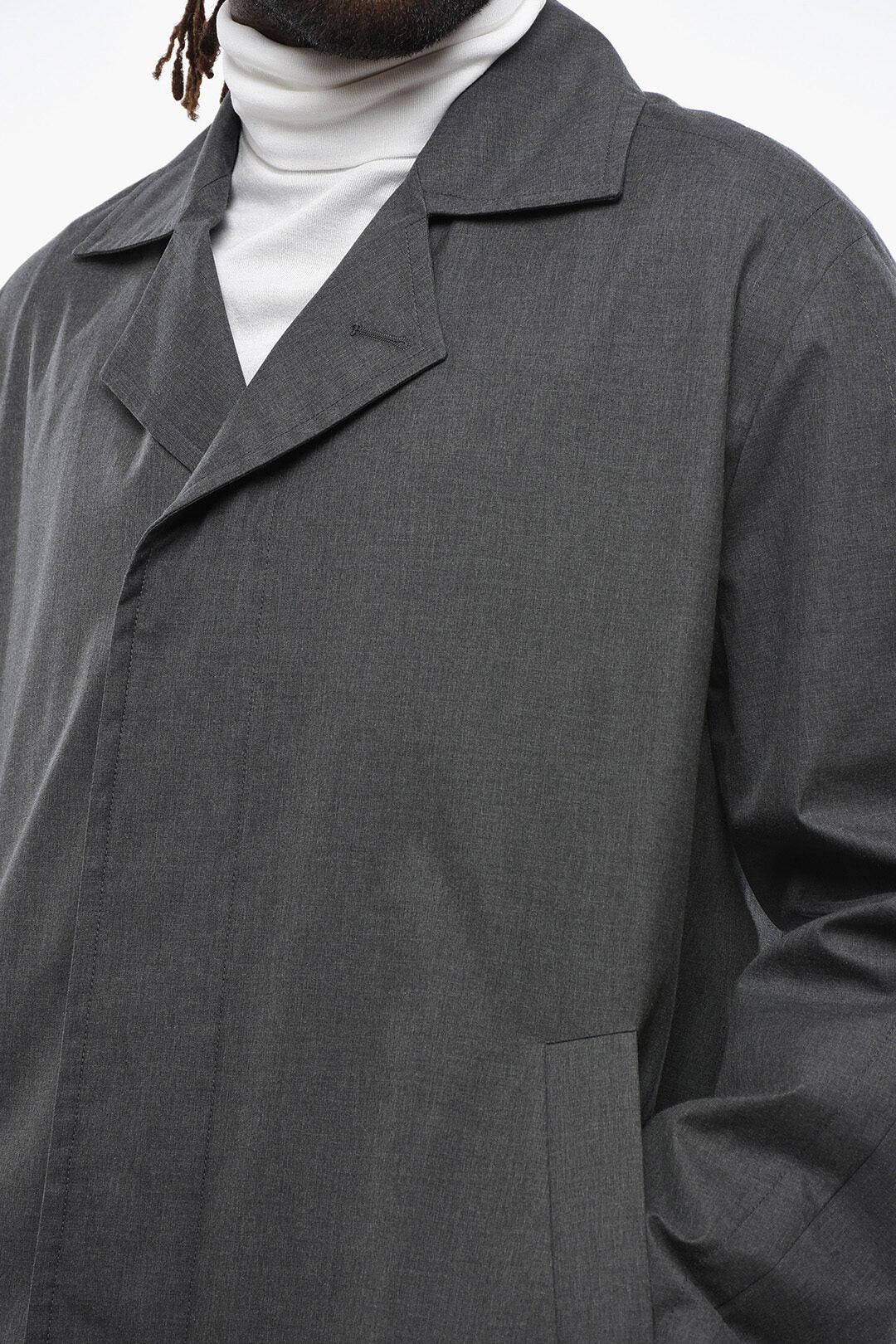 Dior og1mm0326 Cotton And Silk Coat in Grey Size US M / EU 48-50 / 2 - 3 Thumbnail