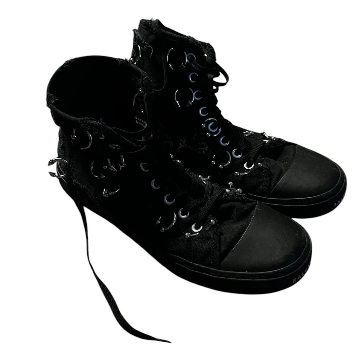Balenciaga Balenciaga Paris pierced shoes Size US 11.5 / EU 44-45 - 2 Thumbnail
