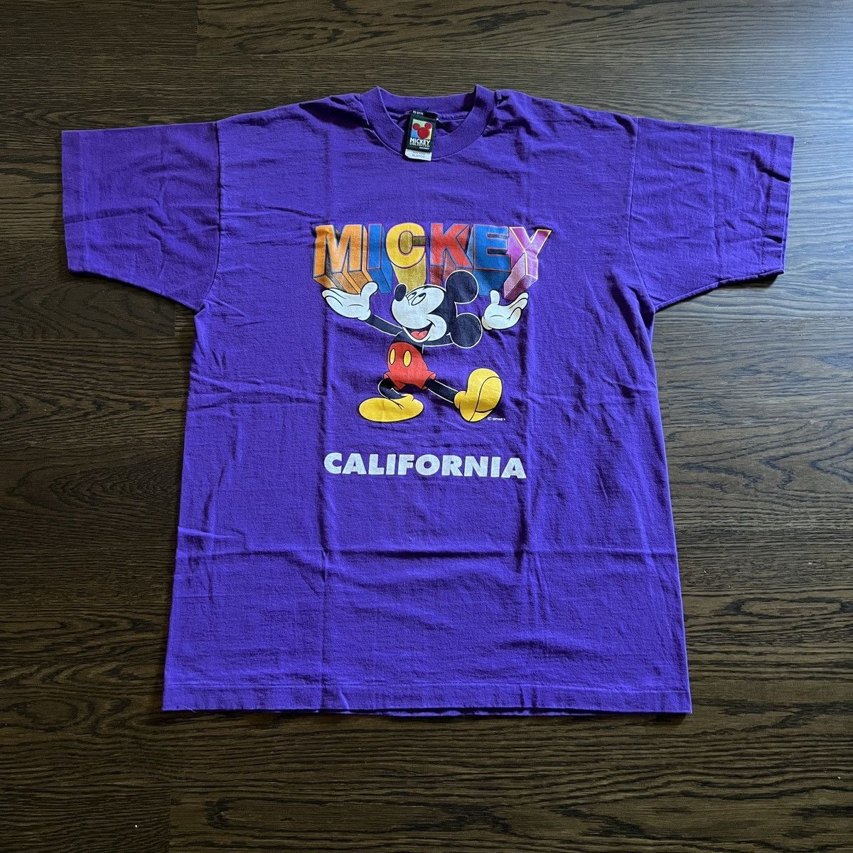 Disney Vintage 90s Mickey Unlimited California graphic shirt Size US XL / EU 56 / 4 - 1 Thumbnail