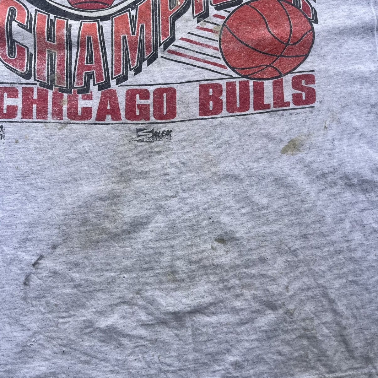 NBA × Salem Sportswear × Vintage Salem Vintage NBA Chicago Bulls 1991 NBA Finals Champions Size US XL / EU 56 / 4 - 5 Thumbnail