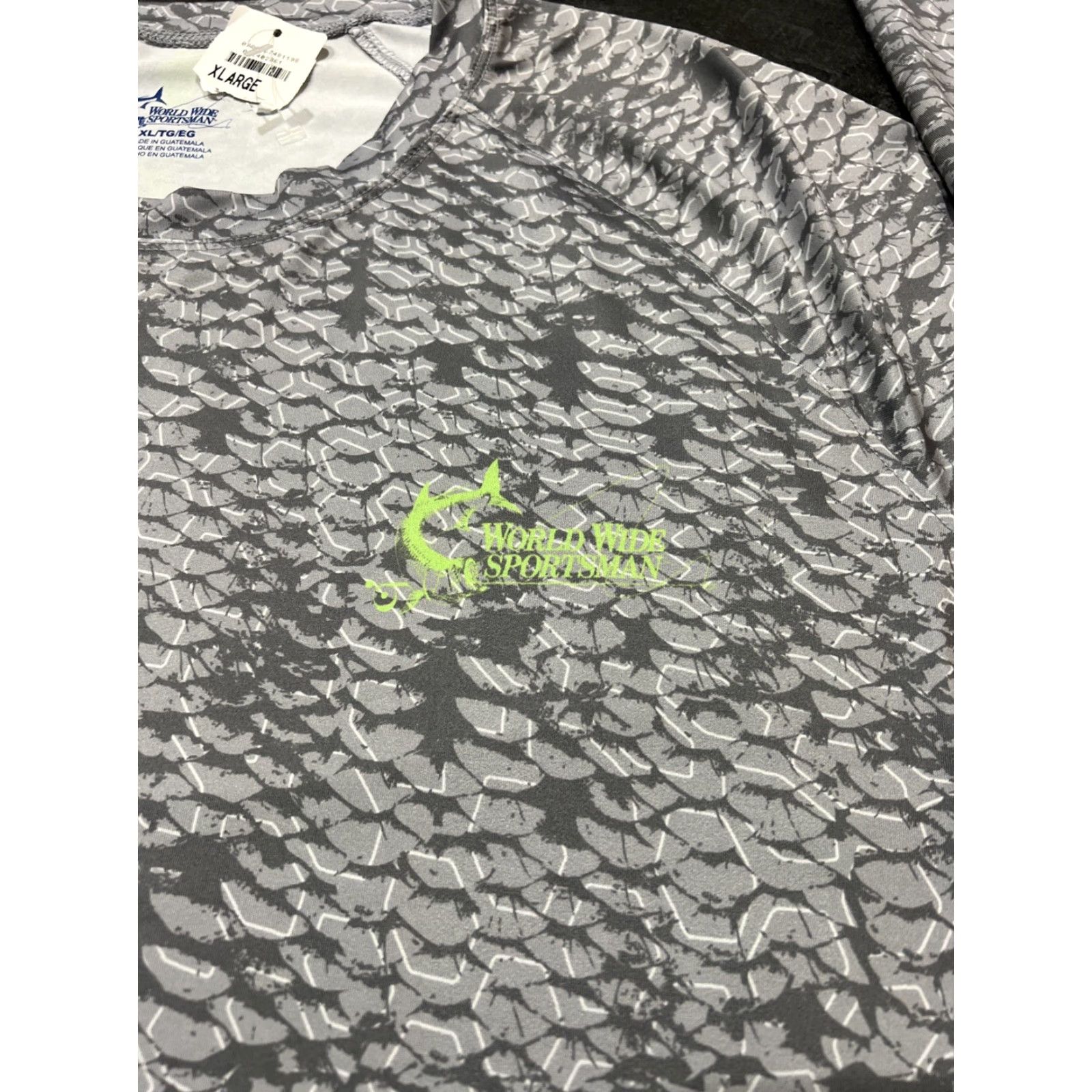 Vintage VINTAGE World Wide Sportsman T-Shirt Long Sleeve Men XL Gray Sportsman Pullover Tee Size US XL / EU 56 / 4 - 3 Thumbnail