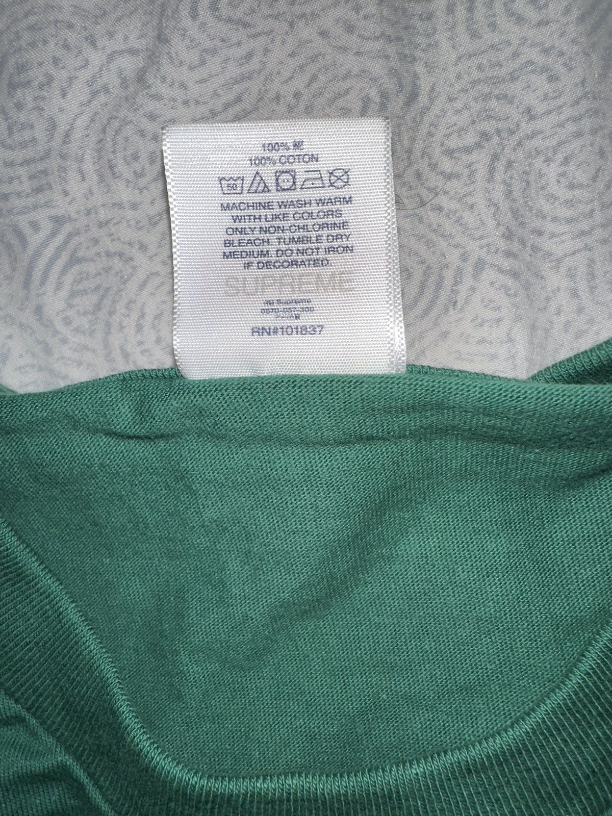 Supreme Supreme Blank T-shirt Long Sleeve Green Size US XL / EU 56 / 4 - 3 Thumbnail