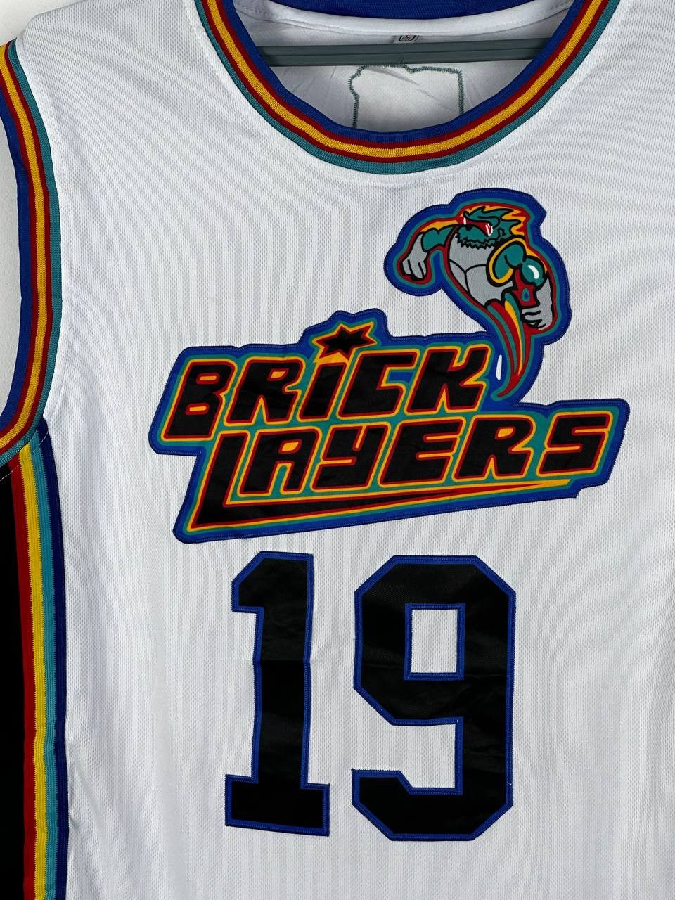 Mtv × NBA × Vintage Vintage 90s Bricklayers Aaliyah 19 Promo Jersey Basketball Size US L / EU 52-54 / 3 - 5 Thumbnail