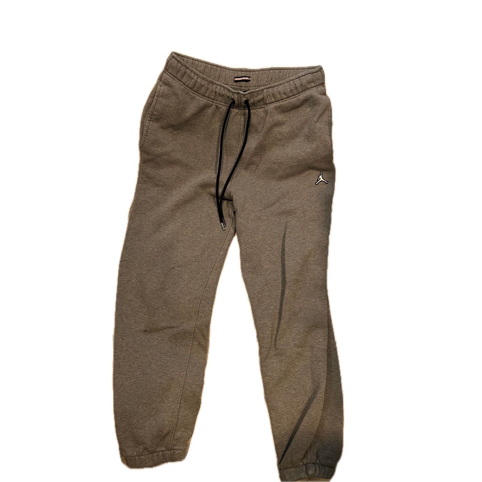 Nike Nike Air Jordan Gray Cuffed Sweatpants Joggers Mens Med Size US 36 / EU 52 - 1 Thumbnail