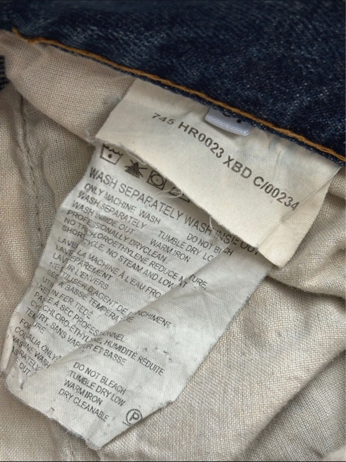 Helmut Lang Helmut Lang low waist slim fit denim Size US 31 - 6 Thumbnail