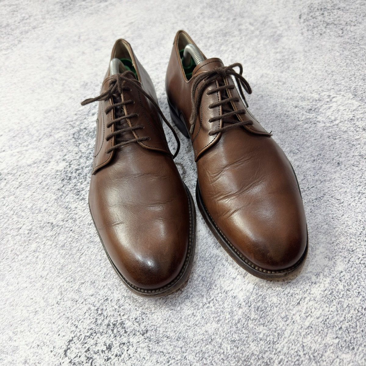 Designer Shoepassion Handmade Welted Brown Derbies US8.5 UK7.5 EU41 Size US 8.5 / EU 41-42 - 3 Thumbnail