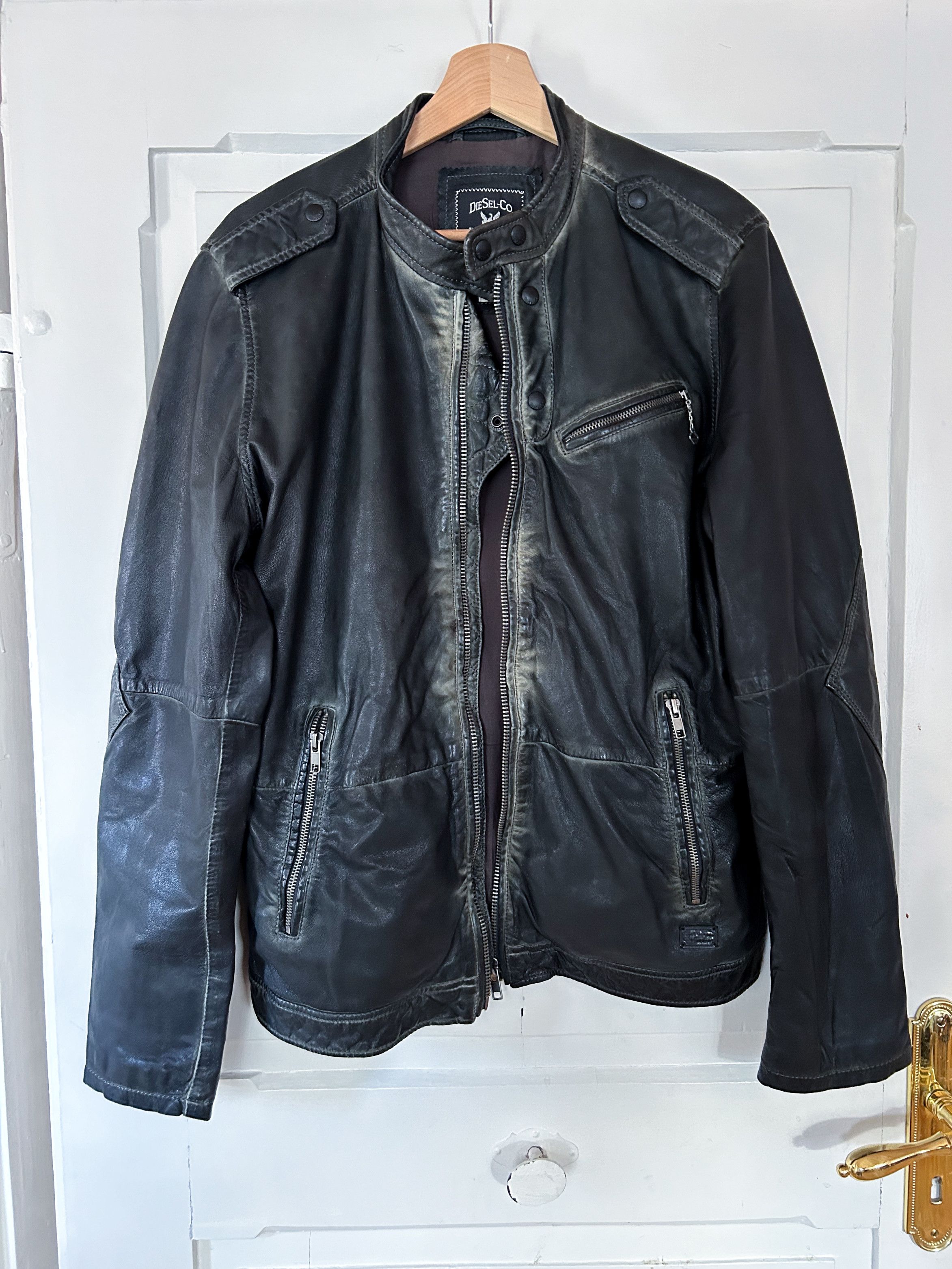 Diesel Vintage Diesel Leather Jacket Size US M / EU 48-50 / 2 - 3 Thumbnail
