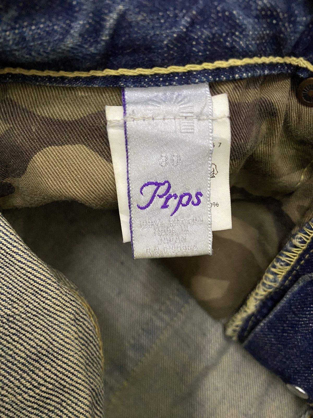 Japanese Brand × Prps PRPS SELVEDGE DISTRESS DENIM STRAIGHT TYPE Size US 32 / EU 48 - 9 Thumbnail