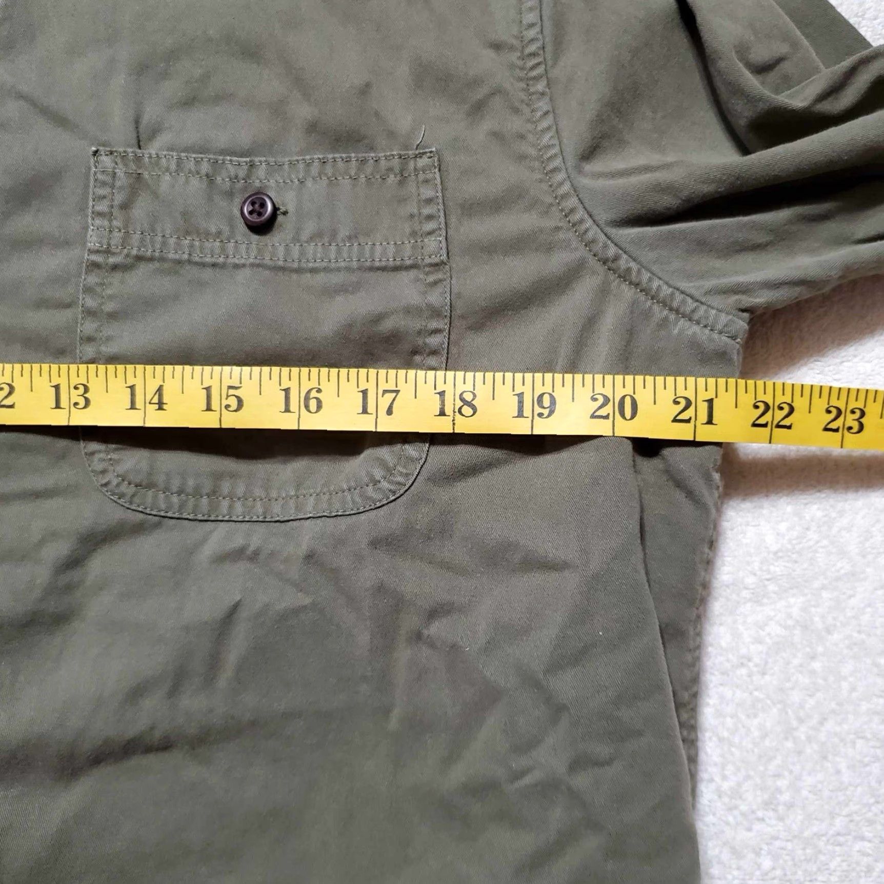 American Eagle Outfitters American Eagle Men’s L Green Long Sleeve Button Up Shirt - 90s Y2K Casual Work Shirt Size US L / EU 52-54 / 3 - 5 Thumbnail
