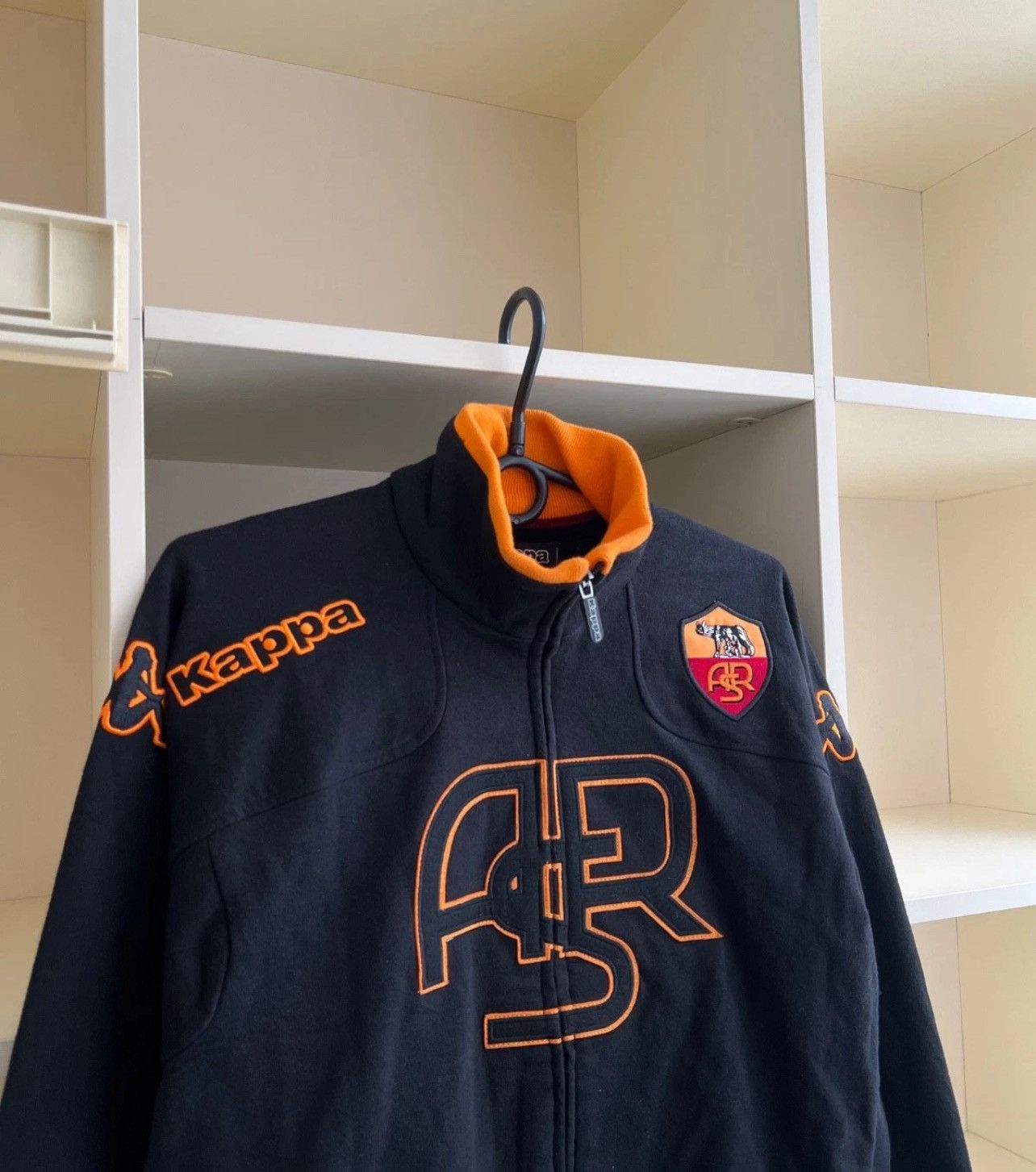 Kappa Vintage Kappa AS Roma Football Jacket Soccer Track Top Size US S / EU 44-46 / 1 - 5 Thumbnail