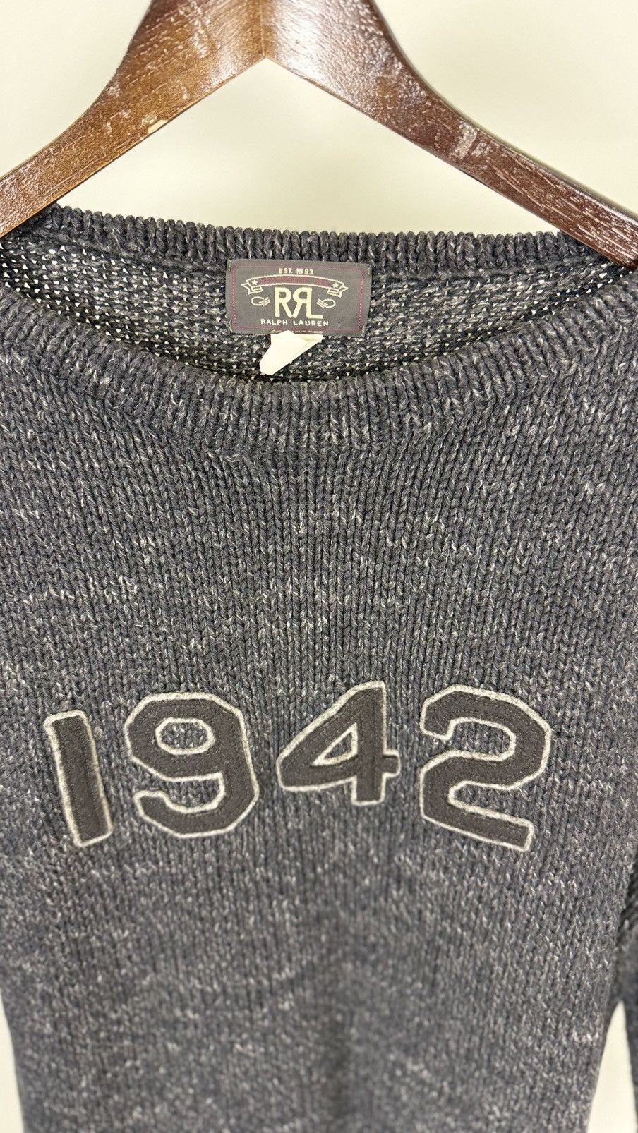 RRL Ralph Lauren RRL Ralph Lauren Boatneck Knit Sweater Size US L / EU 52-54 / 3 - 3 Thumbnail
