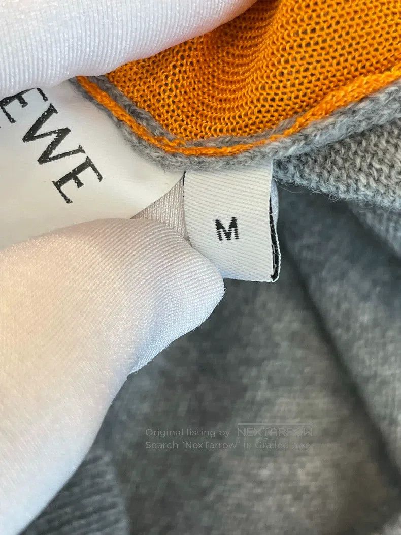Loewe Loewe Gray printed cashmere sweater Size M / US 6-8 / IT 42-44 - 4 Thumbnail