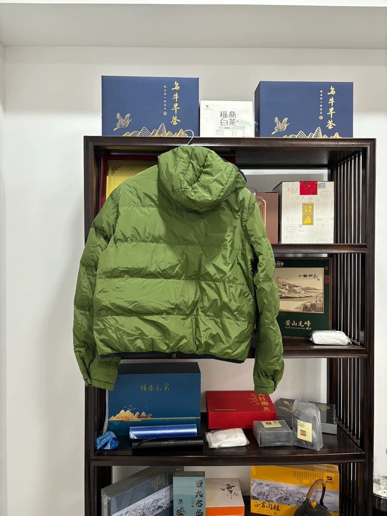 Prada Prada Green Puffer Jacket with Small Pocket -2505 Size US L / EU 52-54 / 3 - 2 Thumbnail
