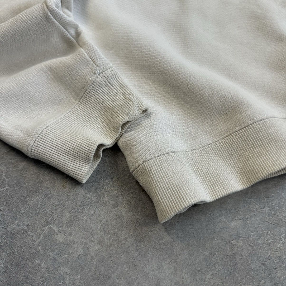 Stussy VINTAGE Y2K STUSSY FLAME 8 BALL BEIGE HOODIE Size US M / EU 48-50 / 2 - 9 Thumbnail