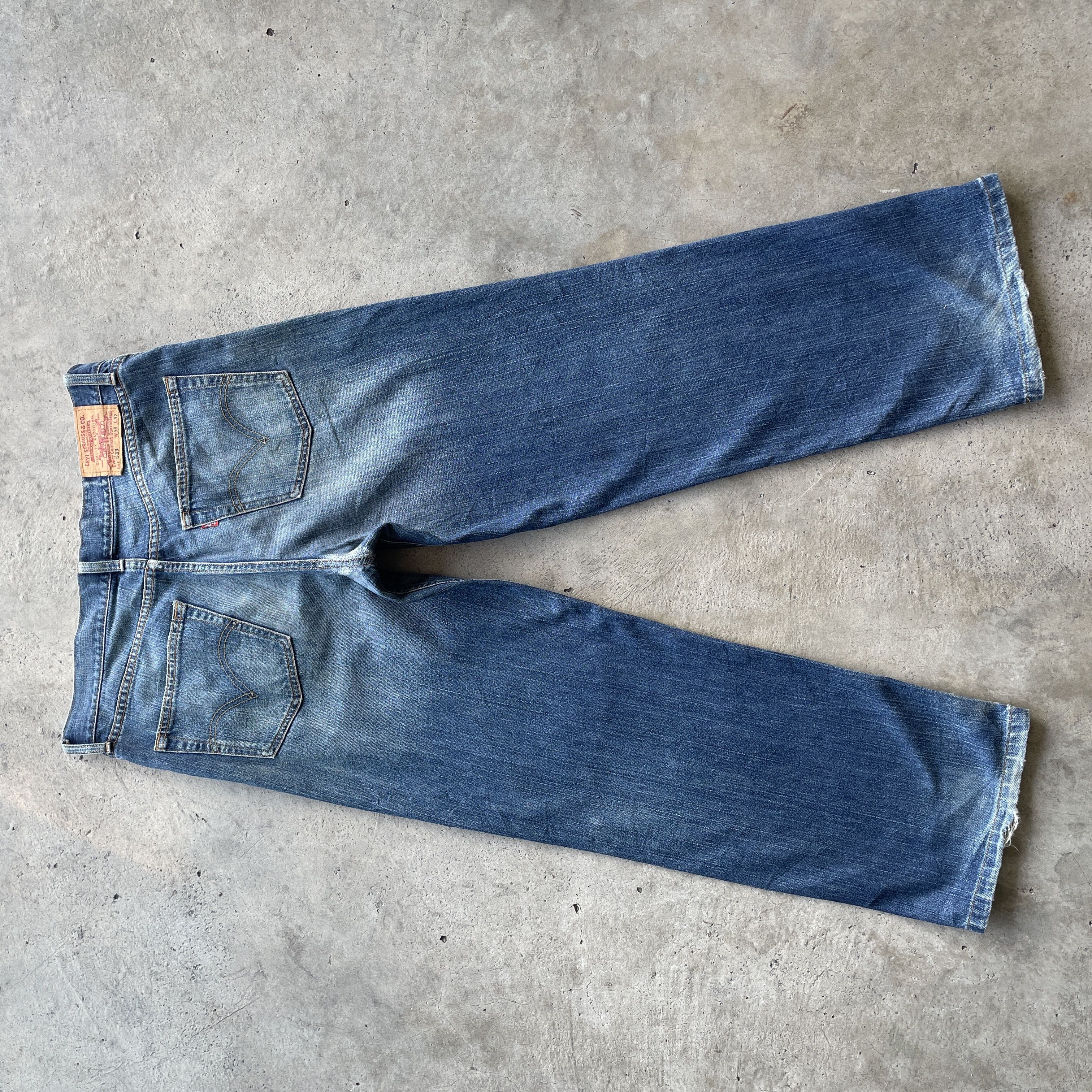 Jean × Levi's Vintage Levi’s 533 Jeans Denim Pants Faded W36 Size US 36 / EU 52 - 16 Thumbnail