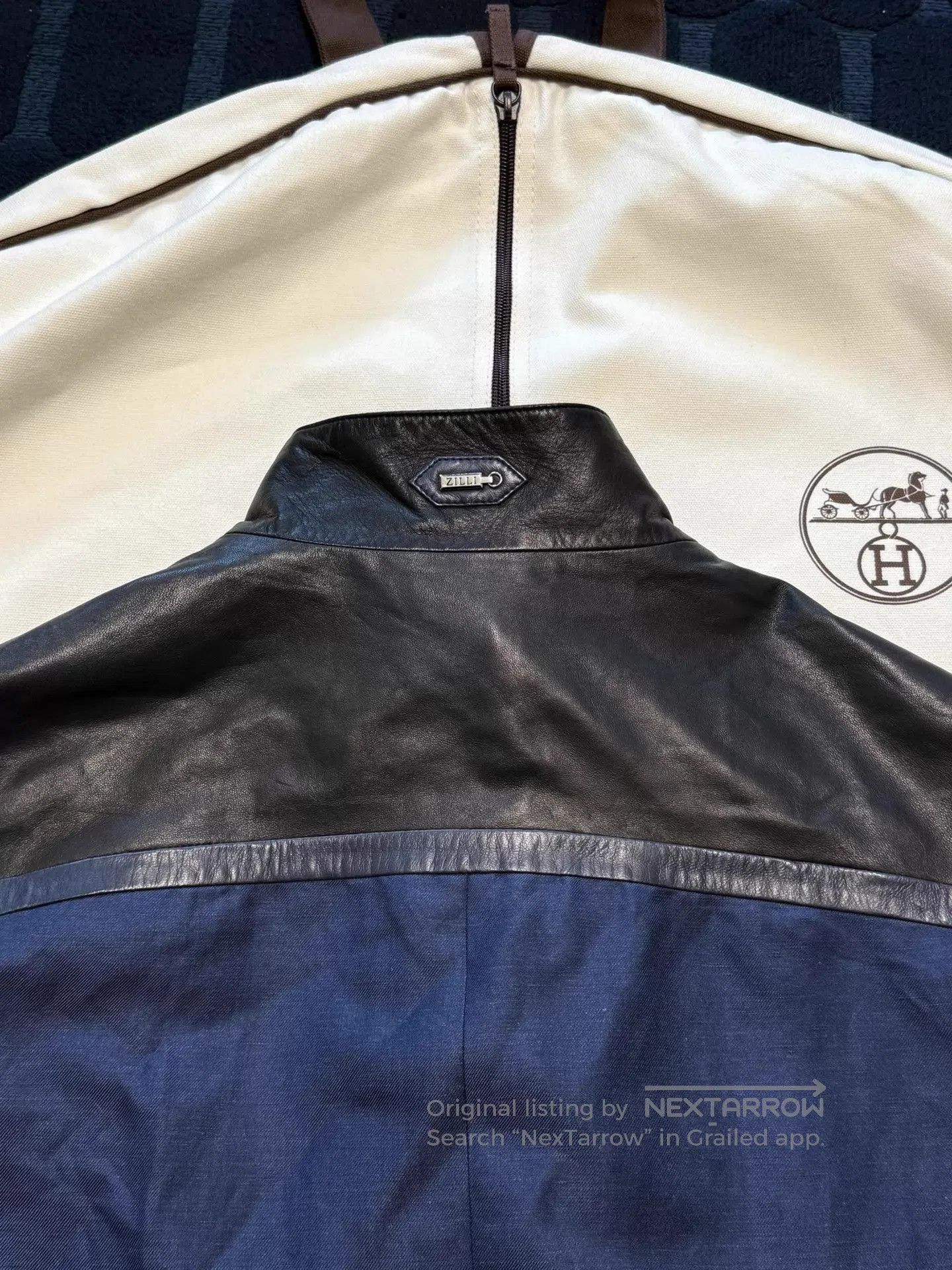 Zilli Multi-Color Leather Accent Jacket Size M. Size US M / EU 48-50 / 2 - 5 Thumbnail