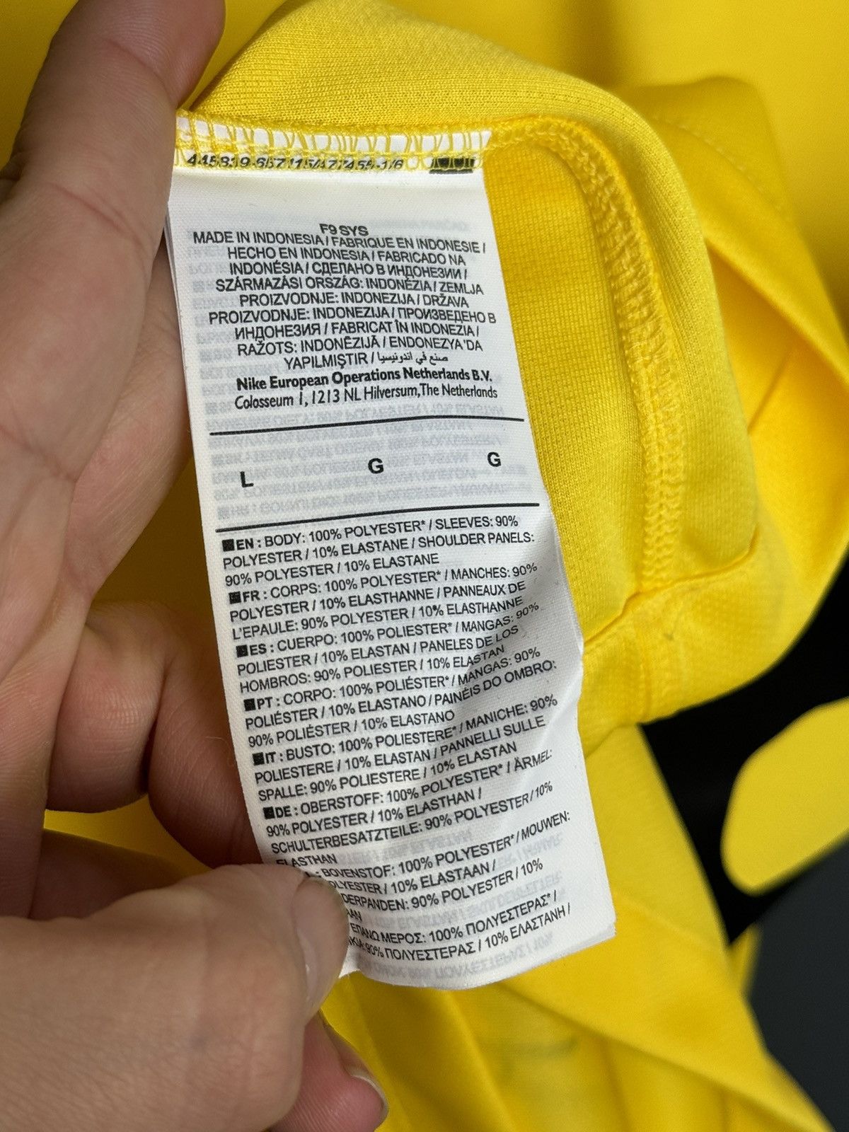 Nike Zorya Luhansk Match Worn Goalkeeper Shevchenko Football Shir Size US L / EU 52-54 / 3 - 18 Thumbnail
