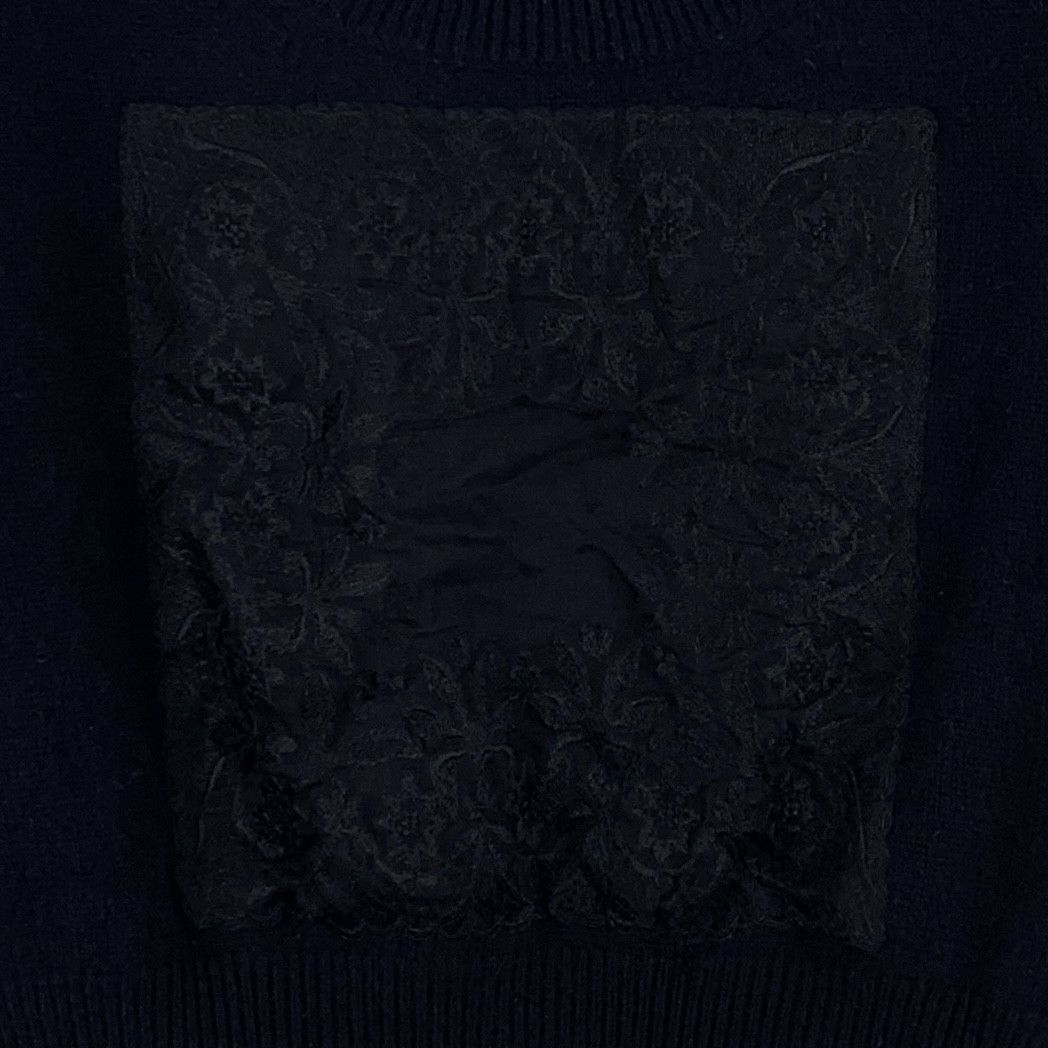 Dior Dior Floral Cashmere Tee Black (36) Size XS / US 0-2 / IT 36-38 - 4 Thumbnail