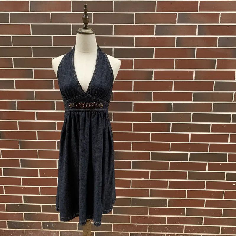 Burberry Blue Cotton Dress for Women