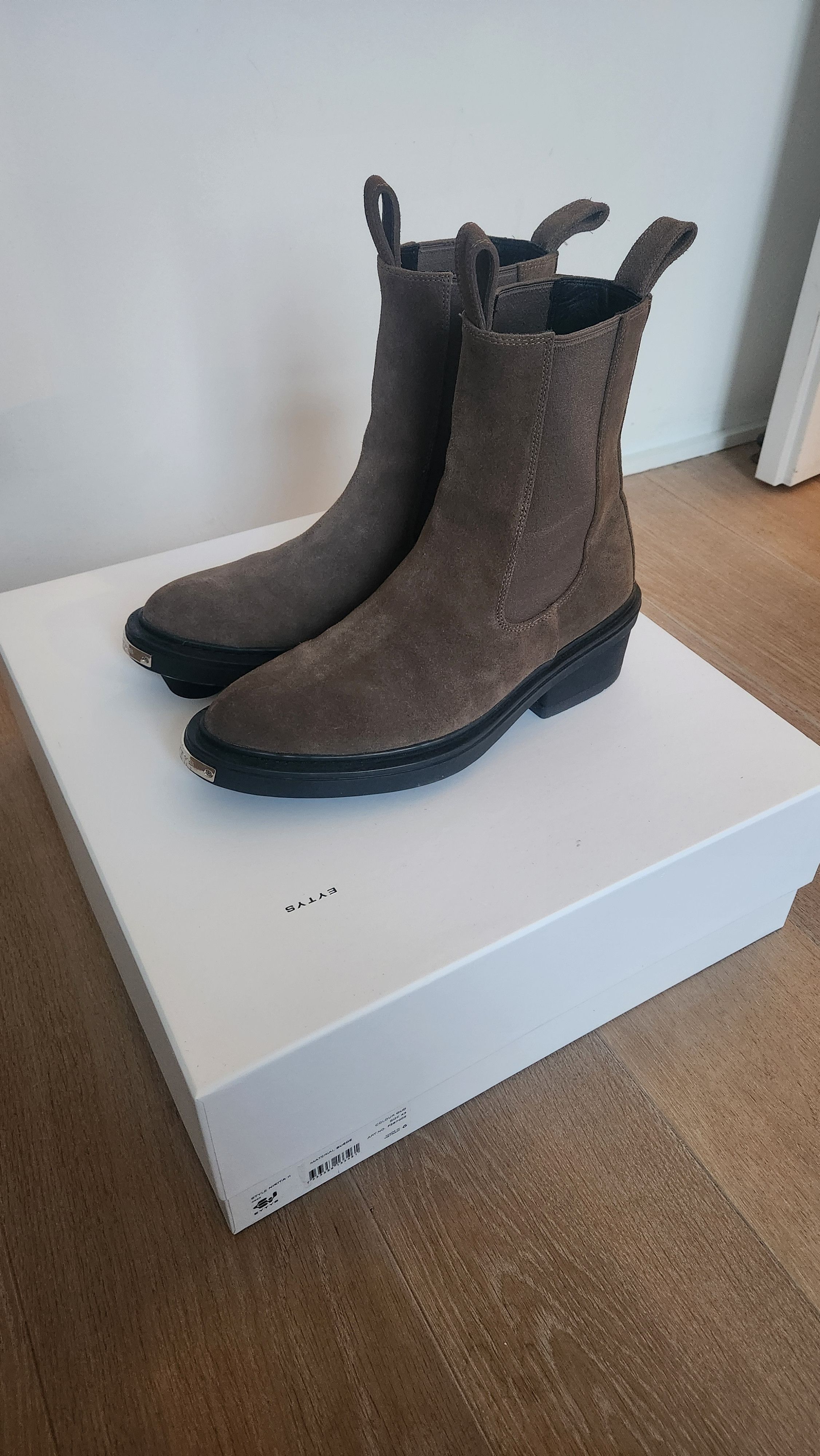 Eytys Nikita Leather Boot Black Women's Size 5.5 | eBay