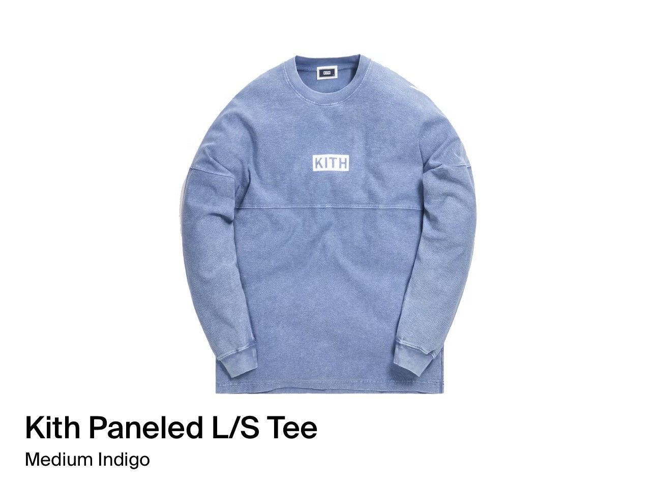Kith Kith Paneled Long Sleeve Indigo Size US L / EU 52-54 / 3 - 1 Thumbnail