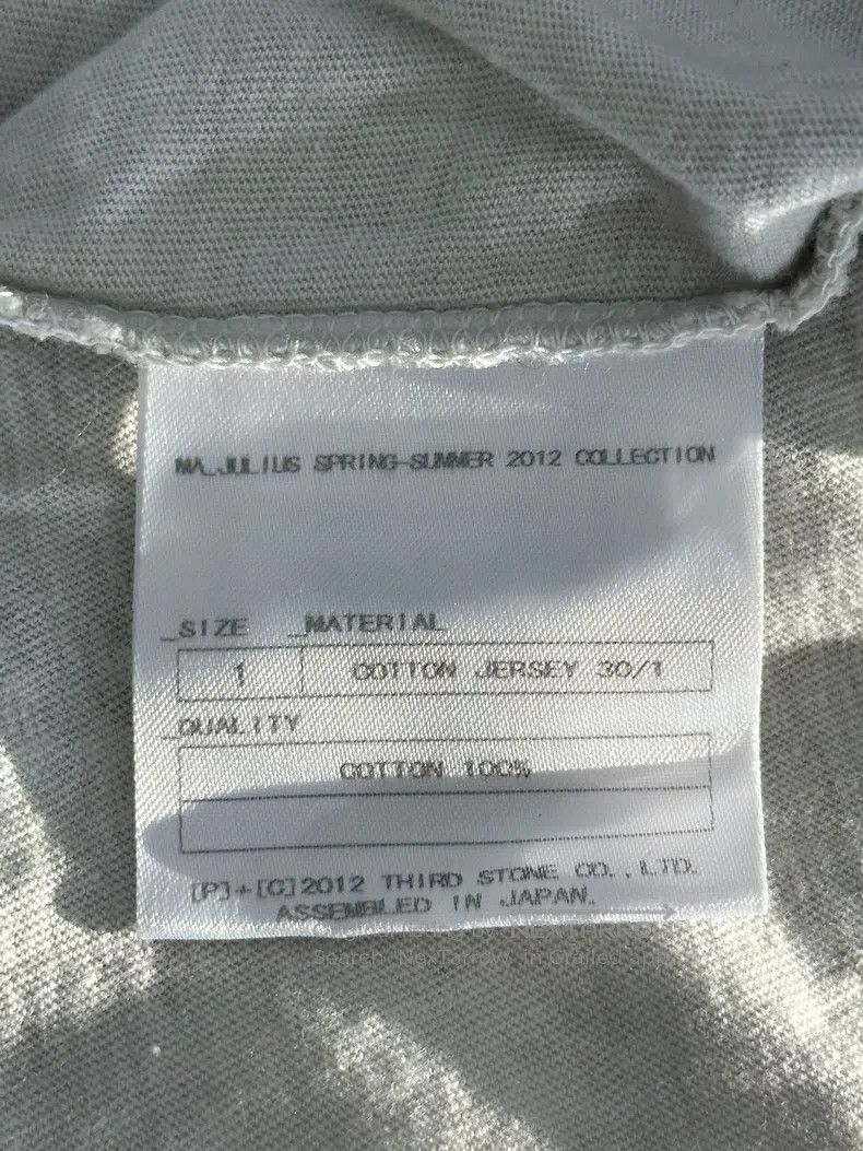 Julius Julius Irregular Spray Paint Under Layer Tank Top T-Shirt Size US S / EU 44-46 / 1 - 8 Thumbnail