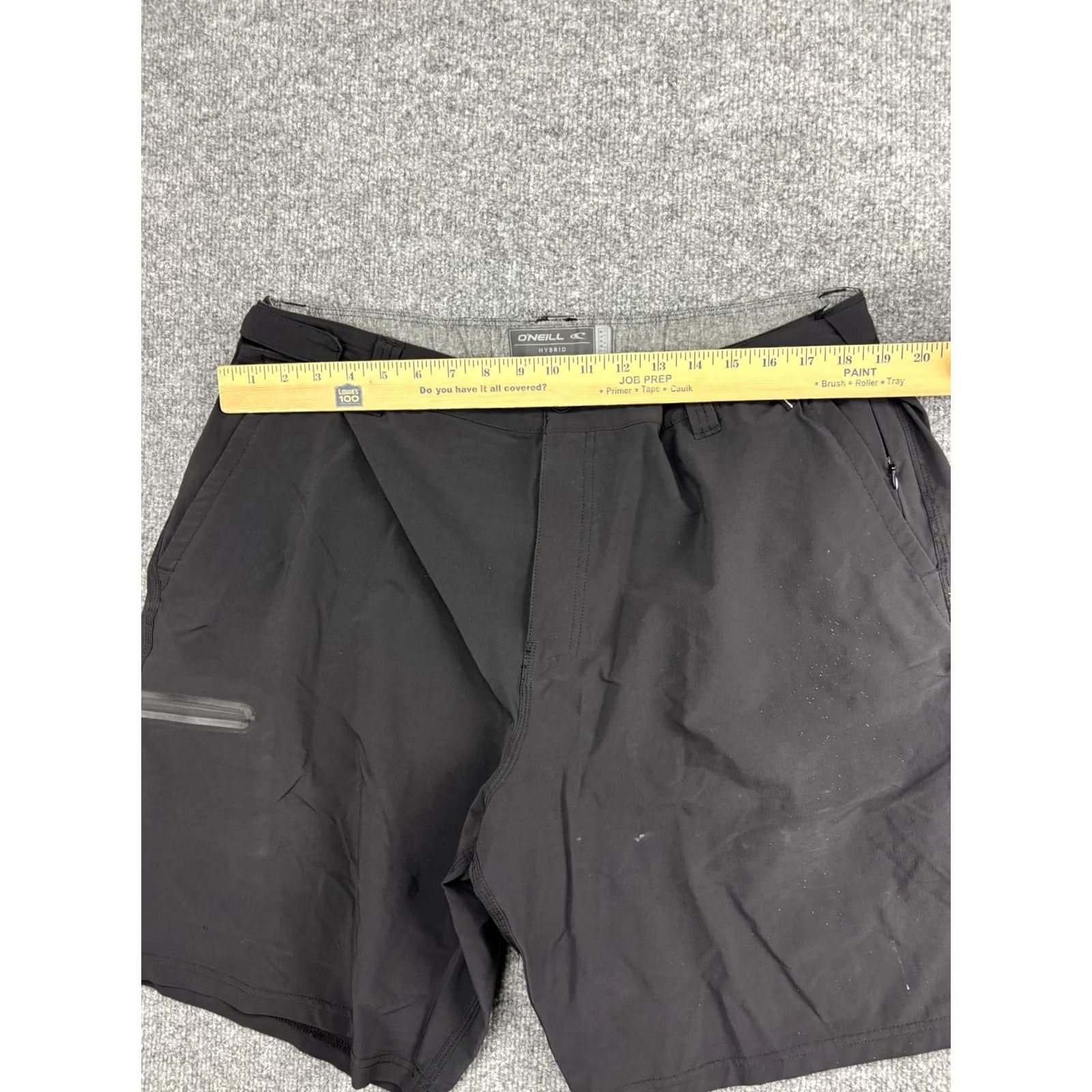 O'Neill O'Neill Shorts Mens 40 Black Hybrid Travel Series Cordura Zip Pockets Stretch Shirt? Size US 40 / EU 56 - 3 Thumbnail