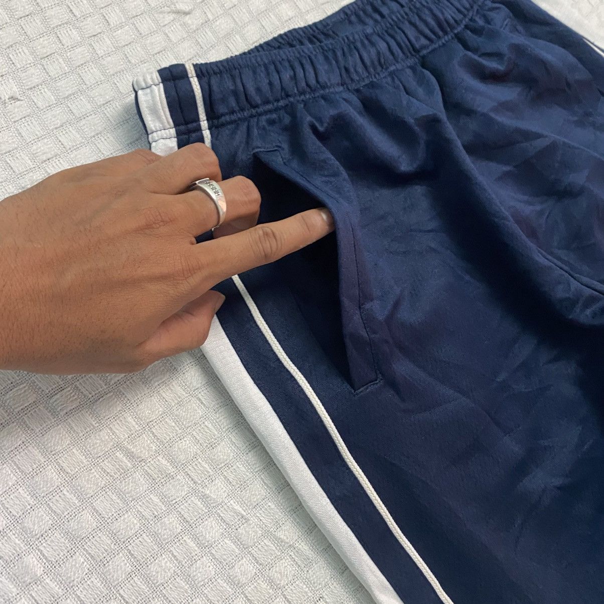 Carhartt Wip × Nike 💥 VINTAGE NIKE SUPER BAGGY 90S WIDE LEG TRACK PANTS Y2K Size US 34 / EU 50 - 5 Thumbnail