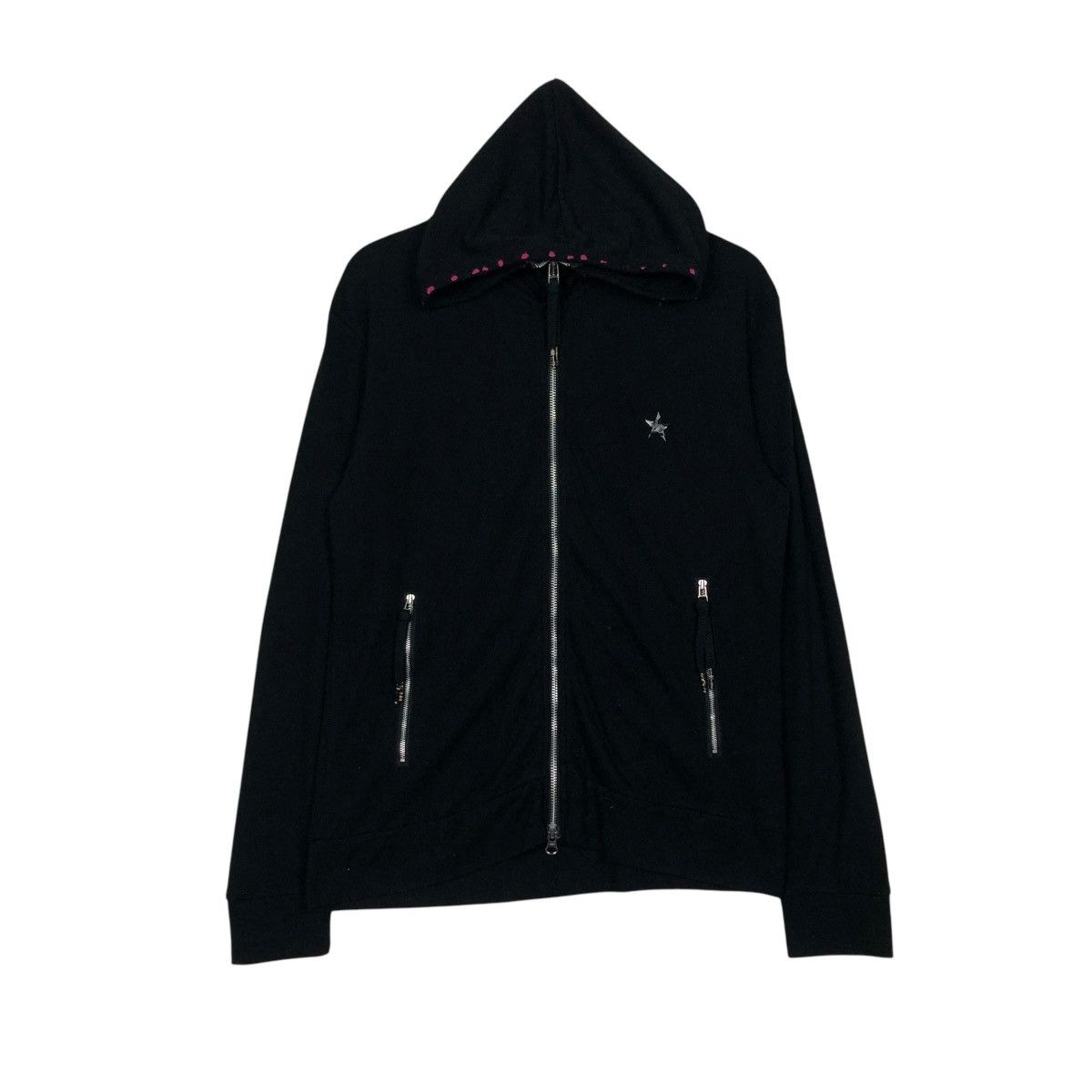 Hysteric Glamour 🔥VINTAGE ZIPPER JACKET HOODIE PPFM PUNK DESIGN BIKER Size US M / EU 48-50 / 2 - 3 Thumbnail