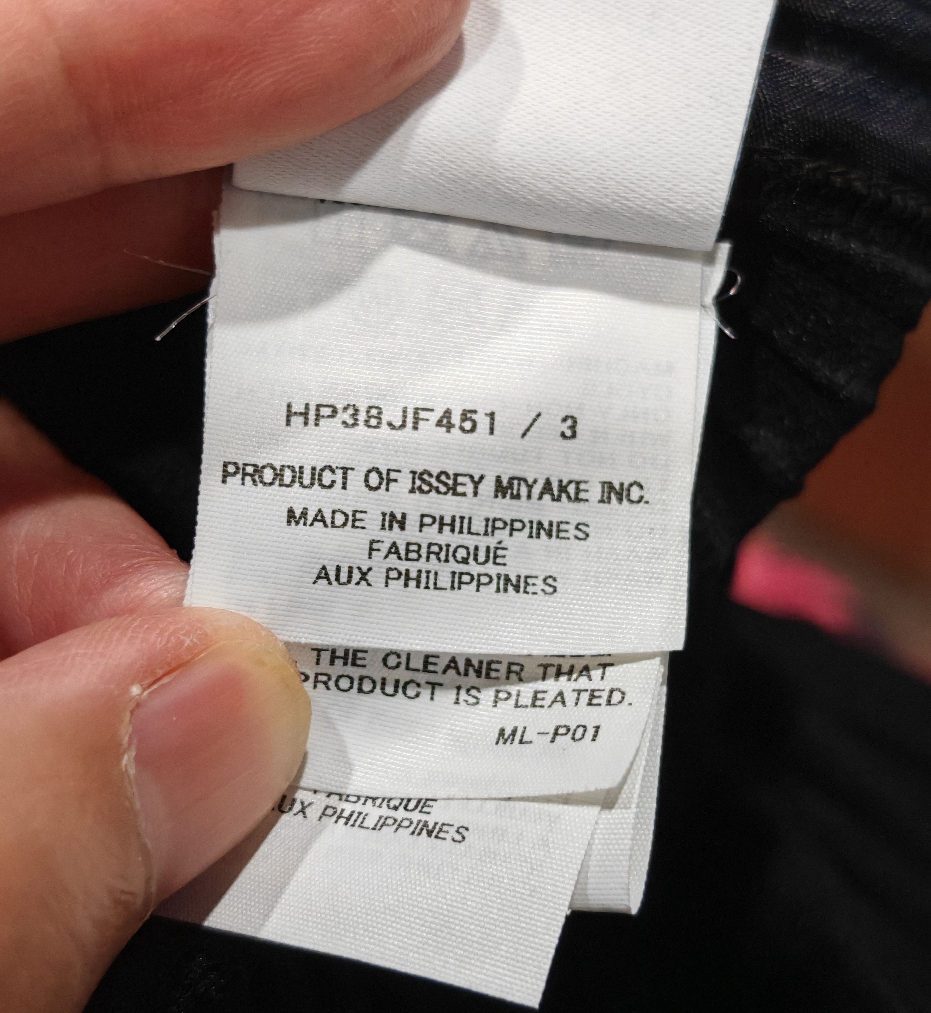 Homme Plisse Issey Miyake Basic Pants Size 3 Size US 34 / EU 50 - 10 Thumbnail