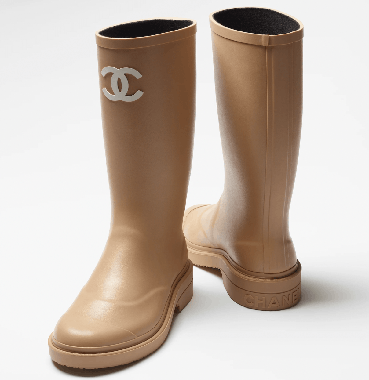 chanel galoshes 38size