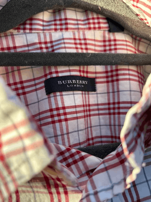 Burberry Burberry Men's White and Red Shirt Size US XL / EU 56 / 4 - 3 Thumbnail
