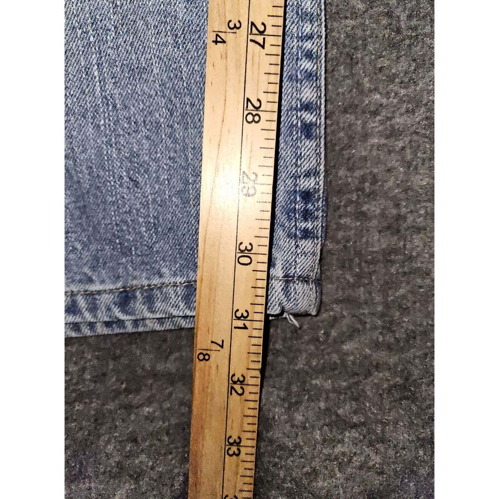 Wrangler VINTAGE Wrangler Cowgirl Cut Cash Jeans Women's 7/8x32 Bootcut Low Rise Western Denim Blue Regular Jeans Womens Boots Size 28" / US 6 / IT 42 - 6 Thumbnail