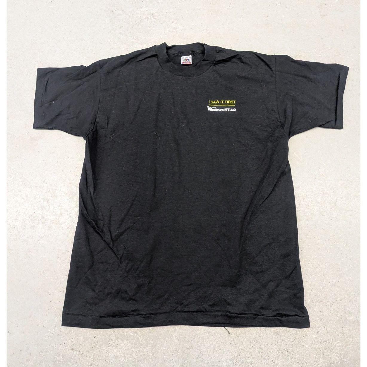 Fruit Of The Loom × Microsoft × Vintage Vintage Microsoft Windows NT 4.0 I Saw It First Tour t-shirt Size US XL / EU 56 / 4 - 3 Thumbnail