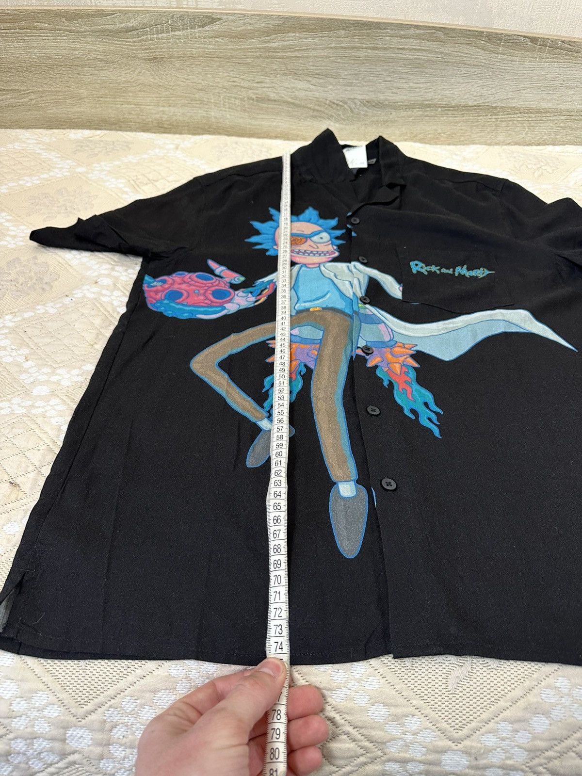 Vintage 🔥 Rick & Morty x H&M Vintage Button Up Hawaiian Shirt Movie Size US S / EU 44-46 / 1 - 8 Thumbnail