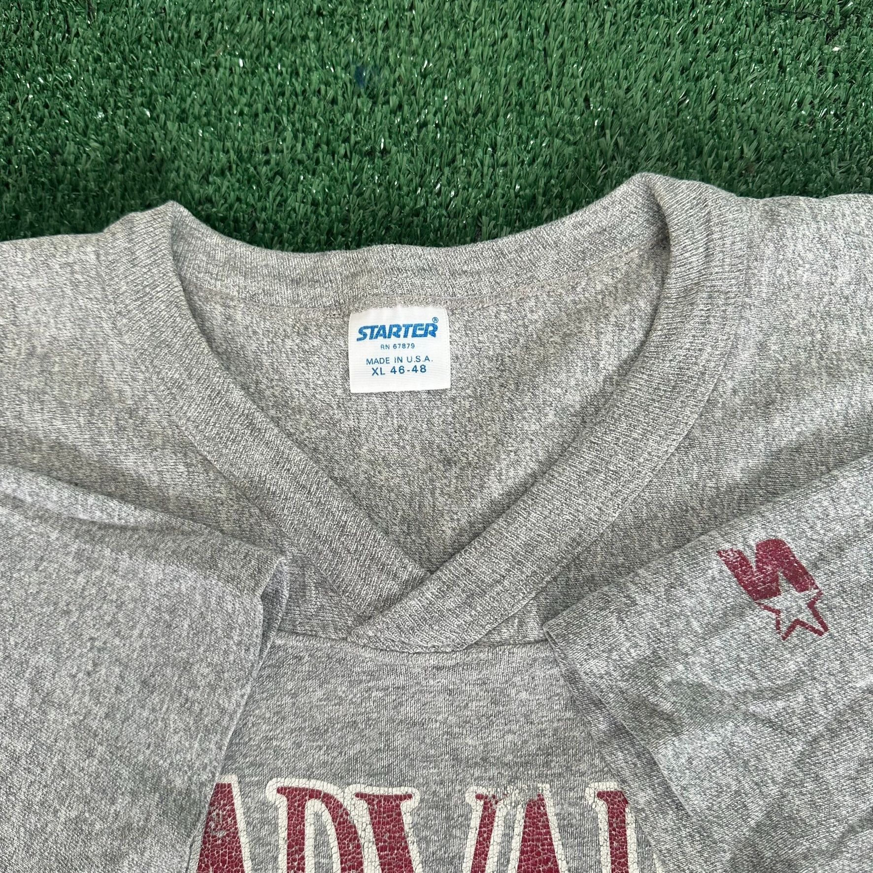 Starter Vintage 80s Harvard University T-Shirt Starter College Tee Size US L / EU 52-54 / 3 - 4 Thumbnail