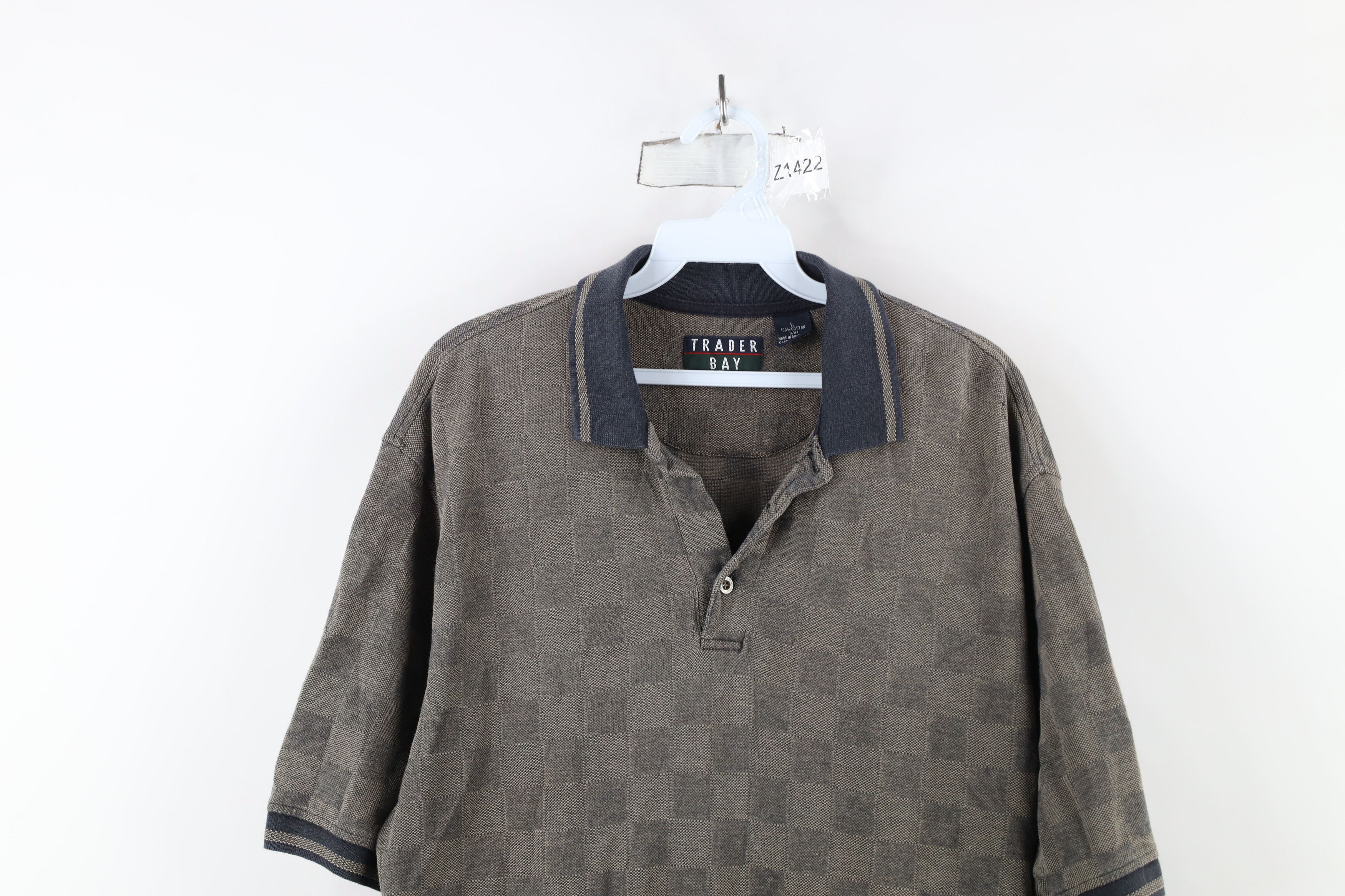 Vintage Vintage 90s Streetwear Knit Collared Golf Polo Shirt Size US L / EU 52-54 / 3 - 2 Thumbnail