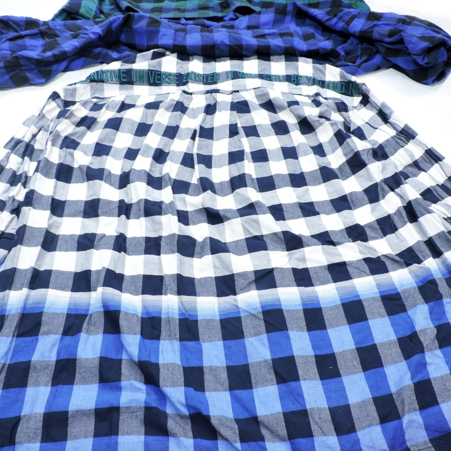 Juun.J JUNN.J DOUBLE LAYER PLAID LONG SLEEVE SHIRT Size US S / EU 44-46 / 1 - 21 Thumbnail