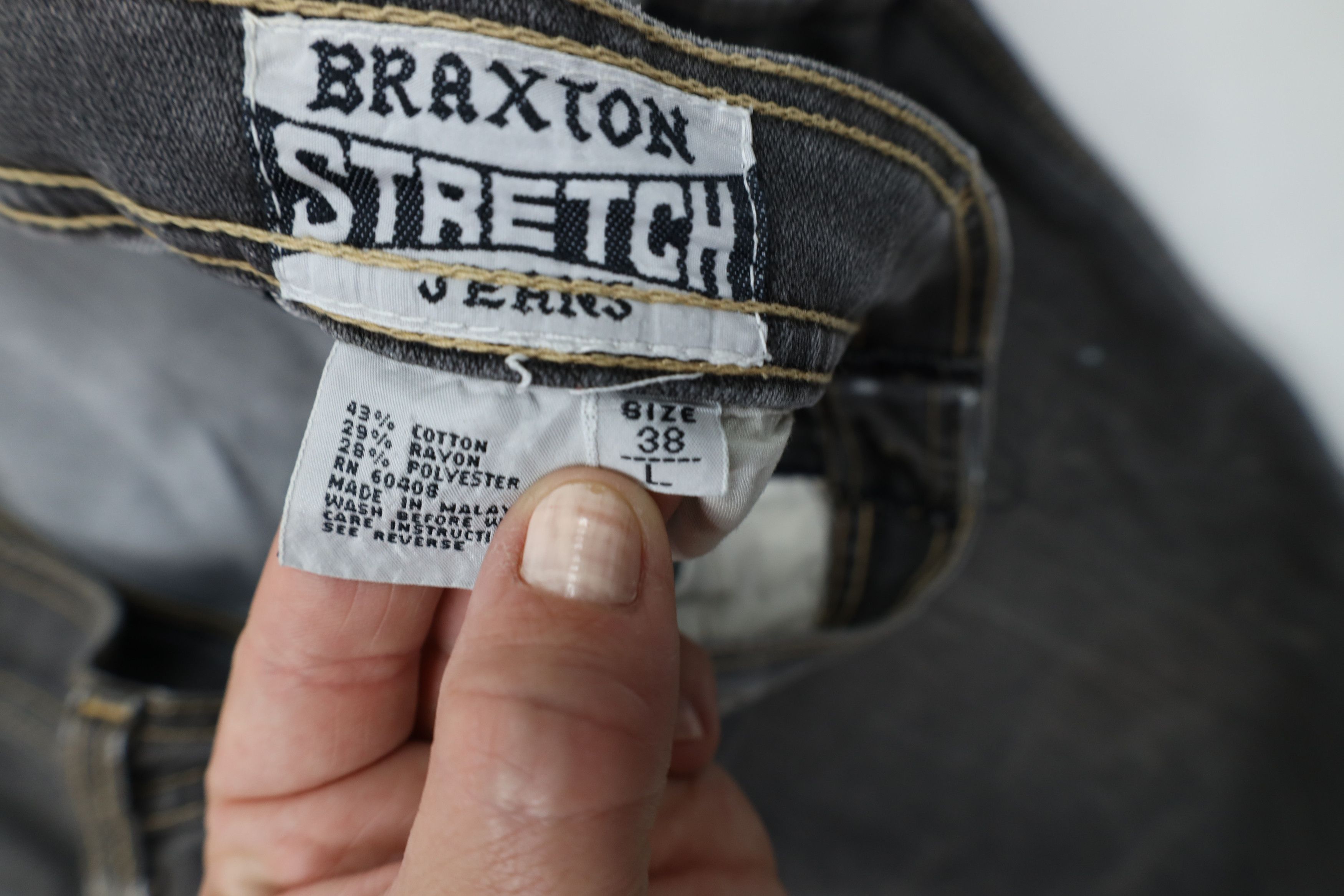 Vintage Vintage 80s 90s Streetwear Stretch Flared Wide Leg Jeans Size US 38 / EU 54 - 10 Thumbnail